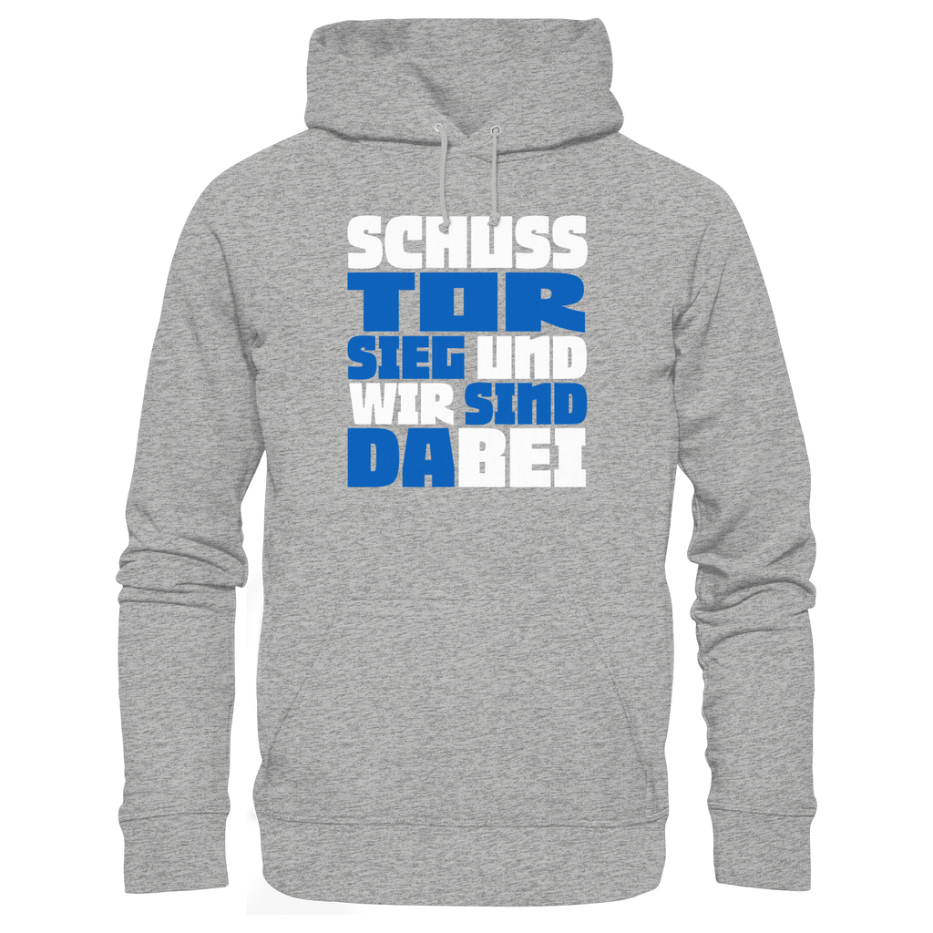 Schuss Tor Sieg - Organic Hoodie
