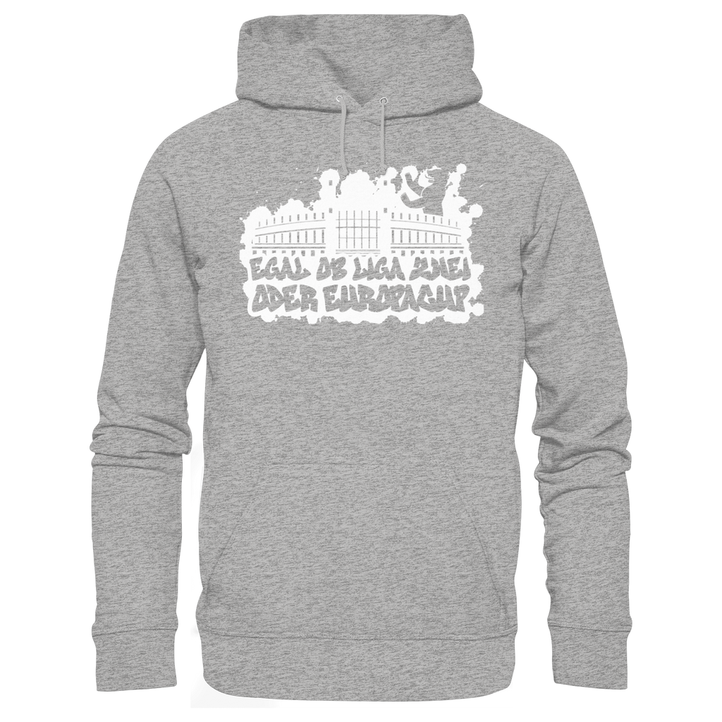 Egal ob Liga Zwei - Organic Hoodie