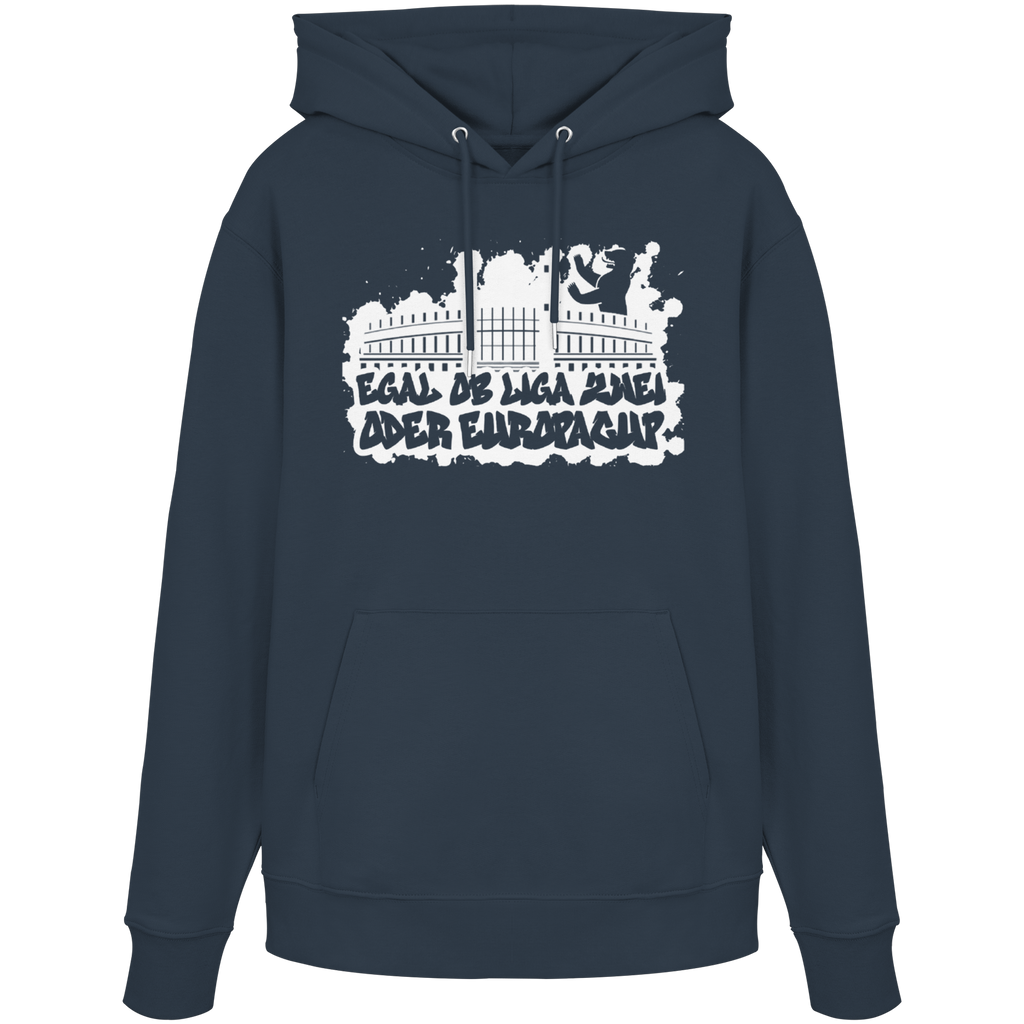 Egal ob Liga Zwei - Organic Hoodie