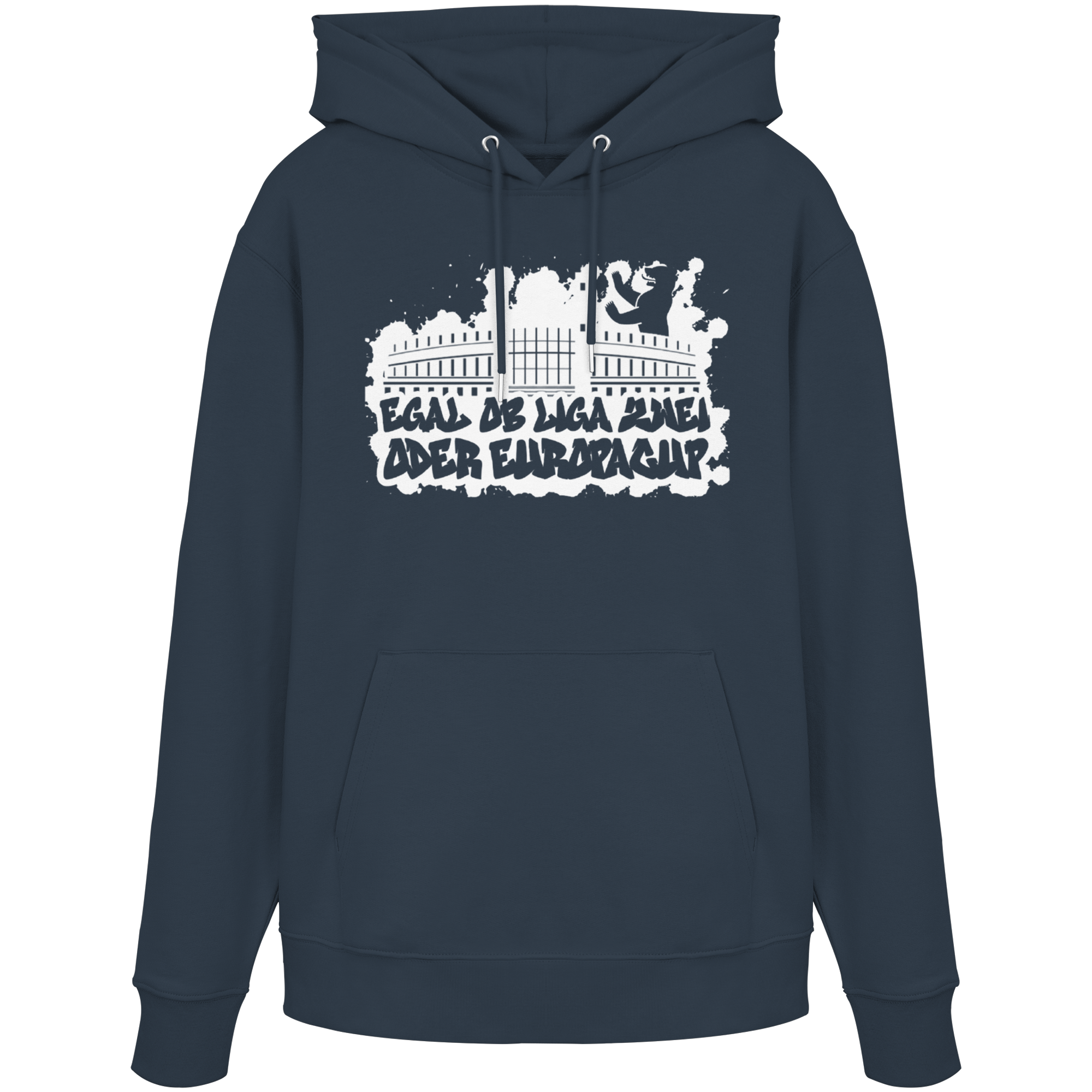 Egal ob Liga Zwei - Organic Hoodie
