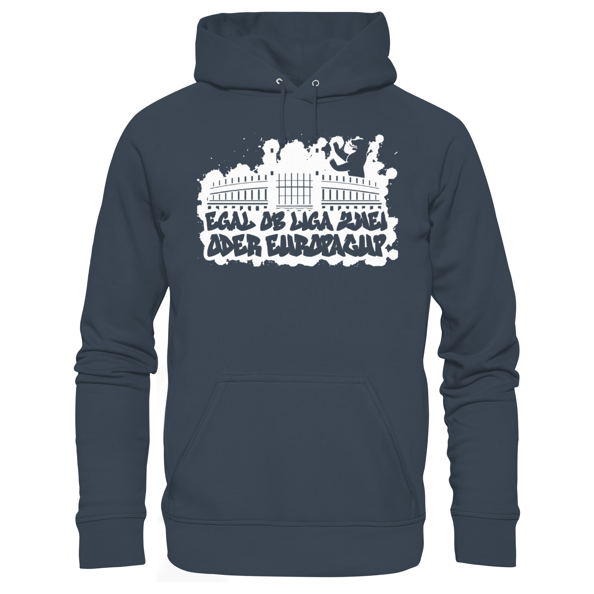 Egal ob Liga Zwei - Organic Hoodie