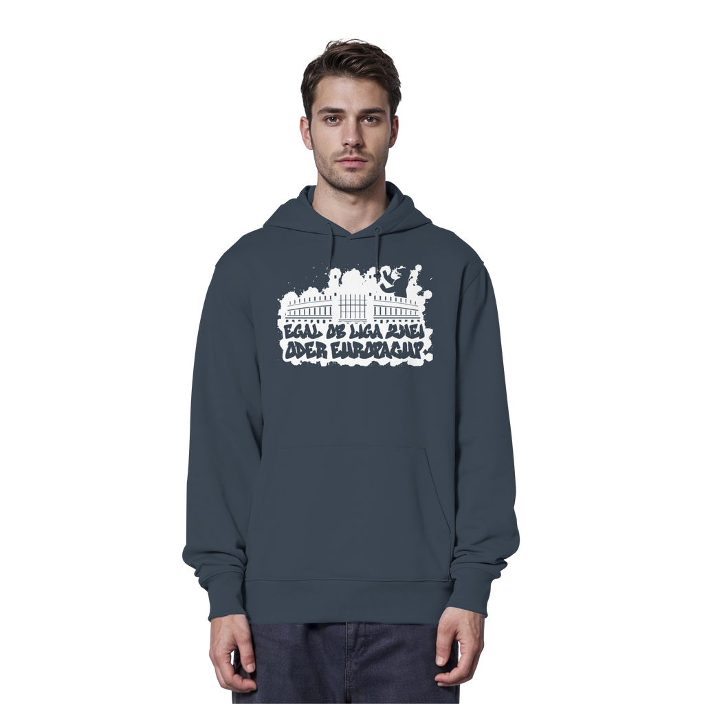 Egal ob Liga Zwei - Organic Hoodie