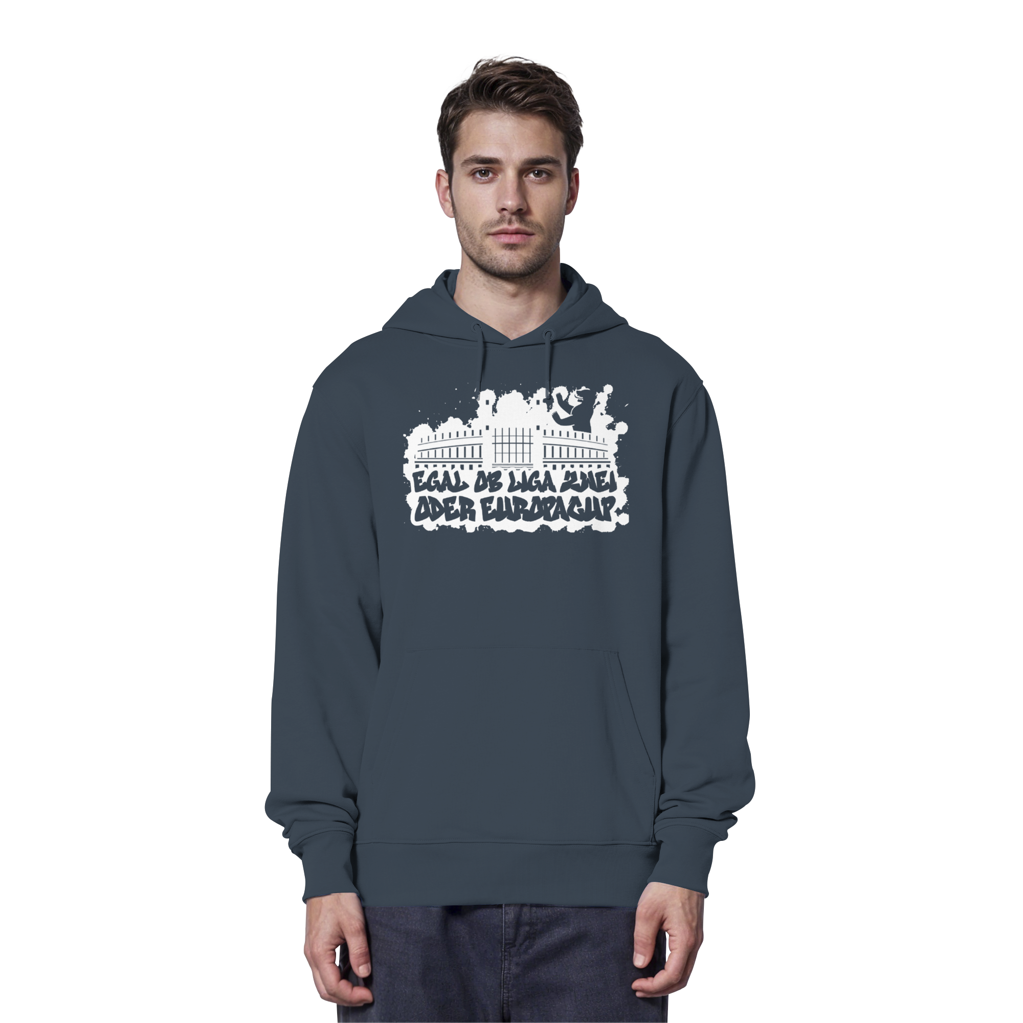Egal ob Liga Zwei - Organic Hoodie