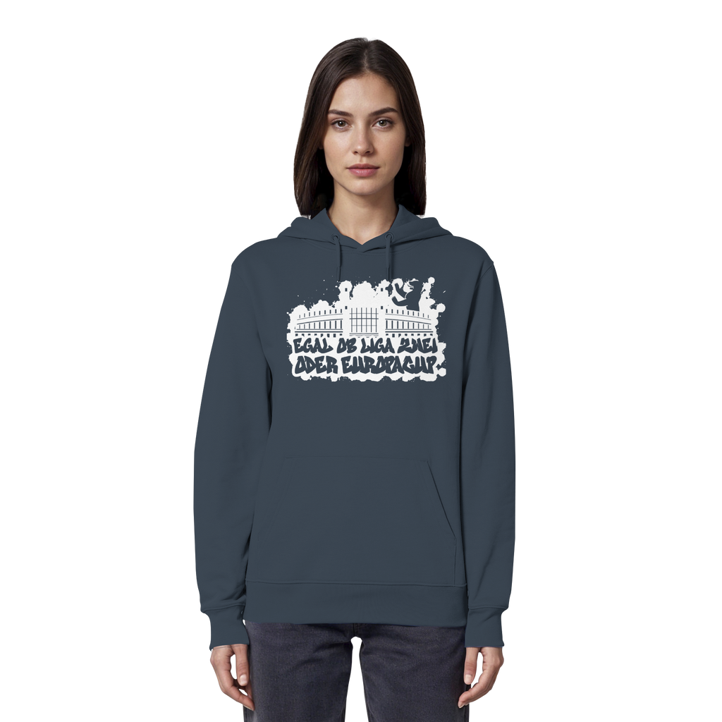 Egal ob Liga Zwei - Organic Hoodie