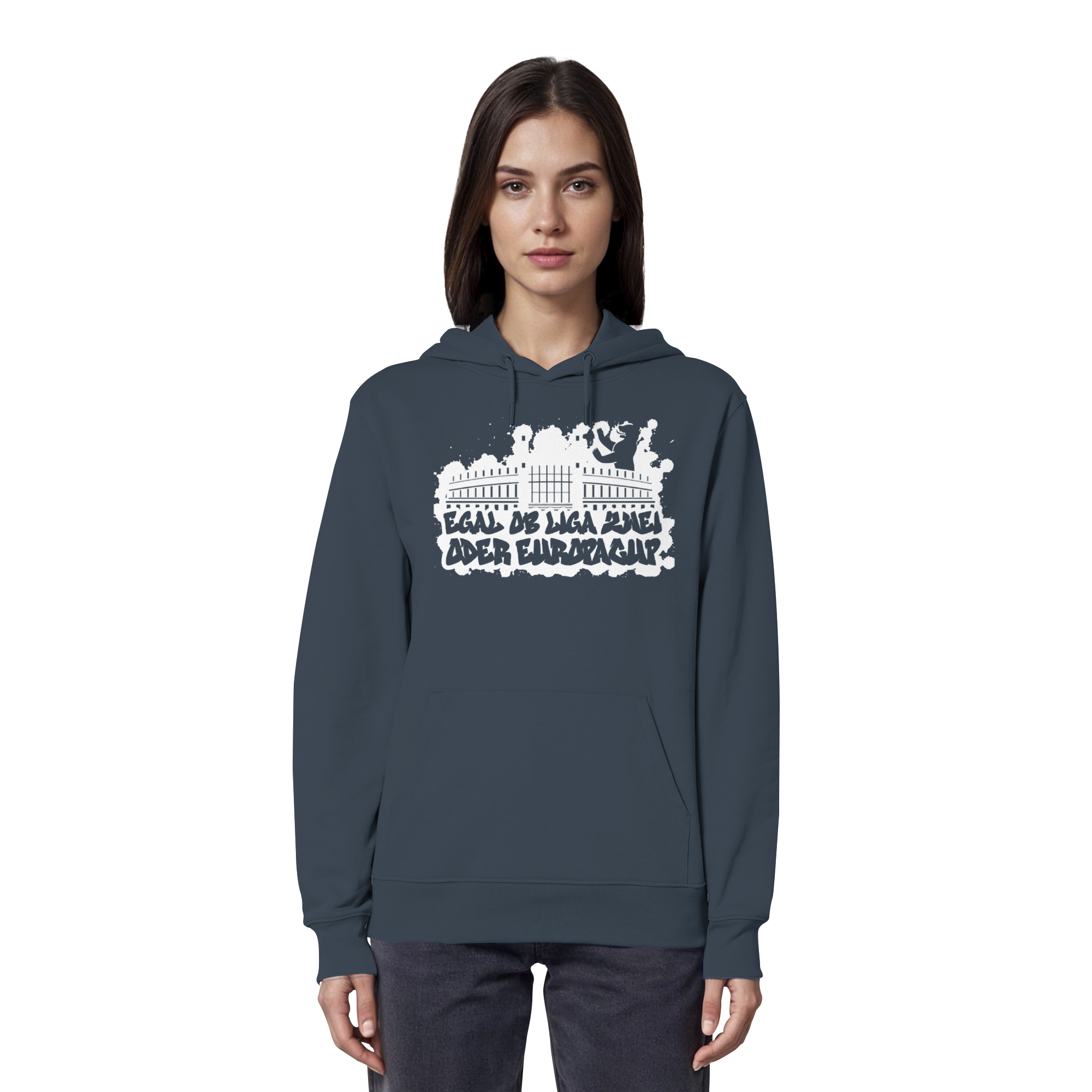Egal ob Liga Zwei - Organic Hoodie