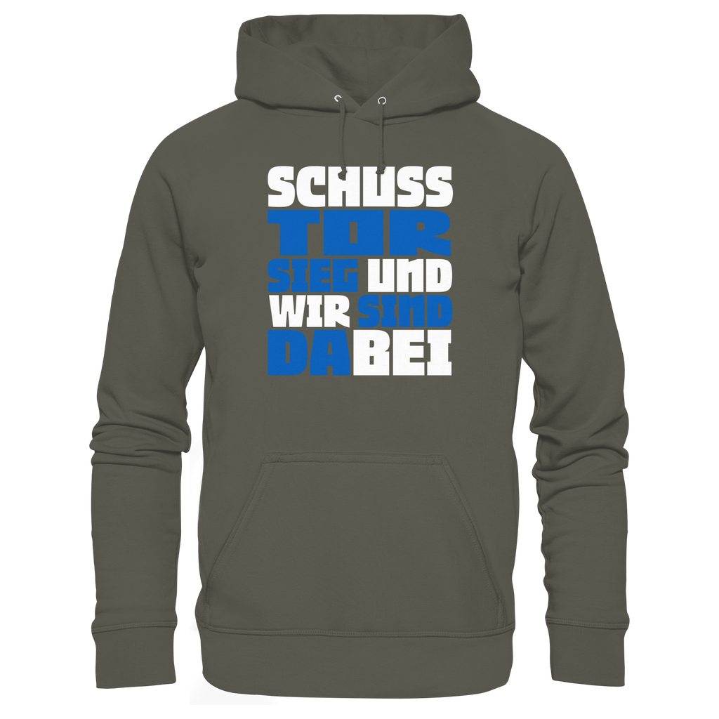 Schuss Tor Sieg - Organic Hoodie