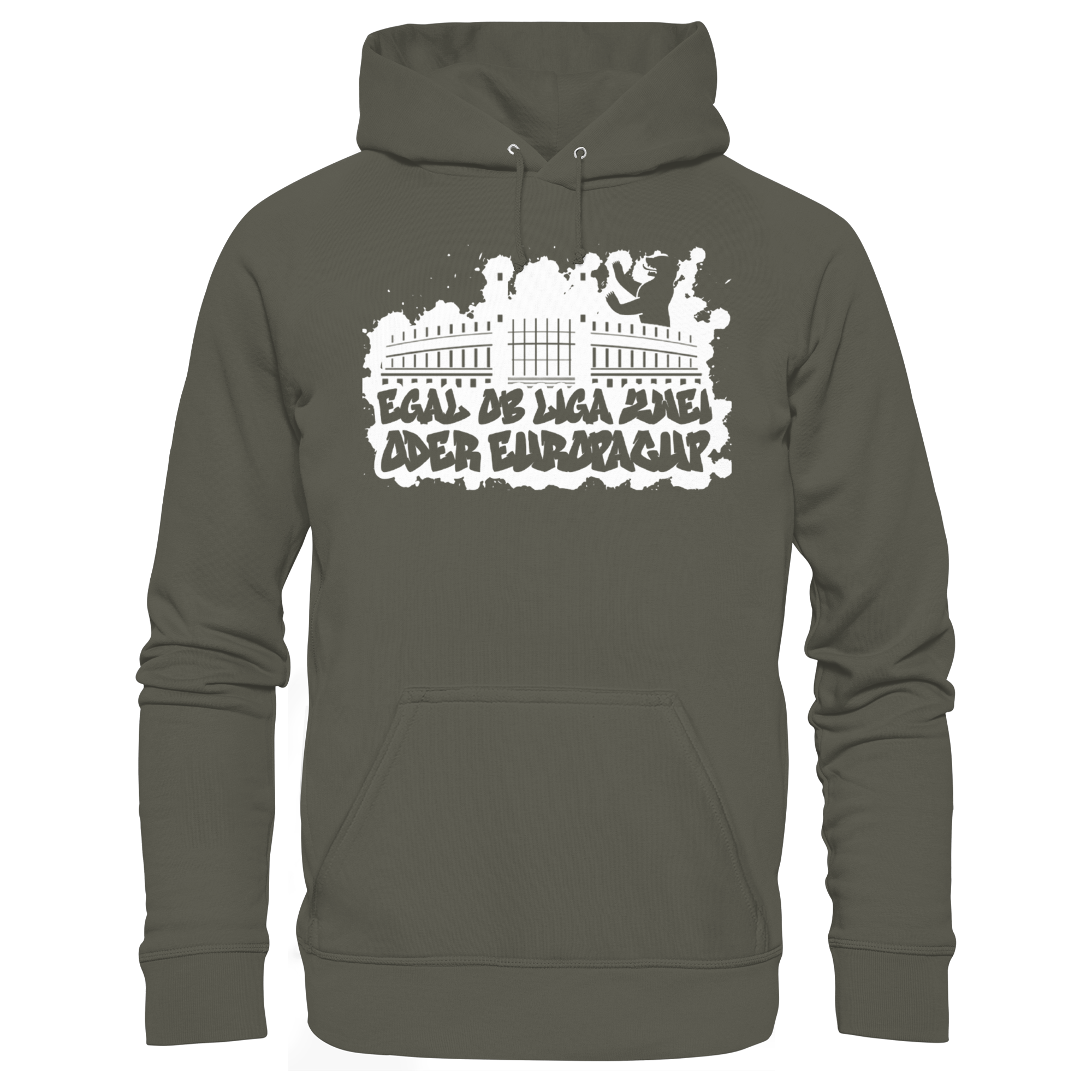 Egal ob Liga Zwei - Organic Hoodie