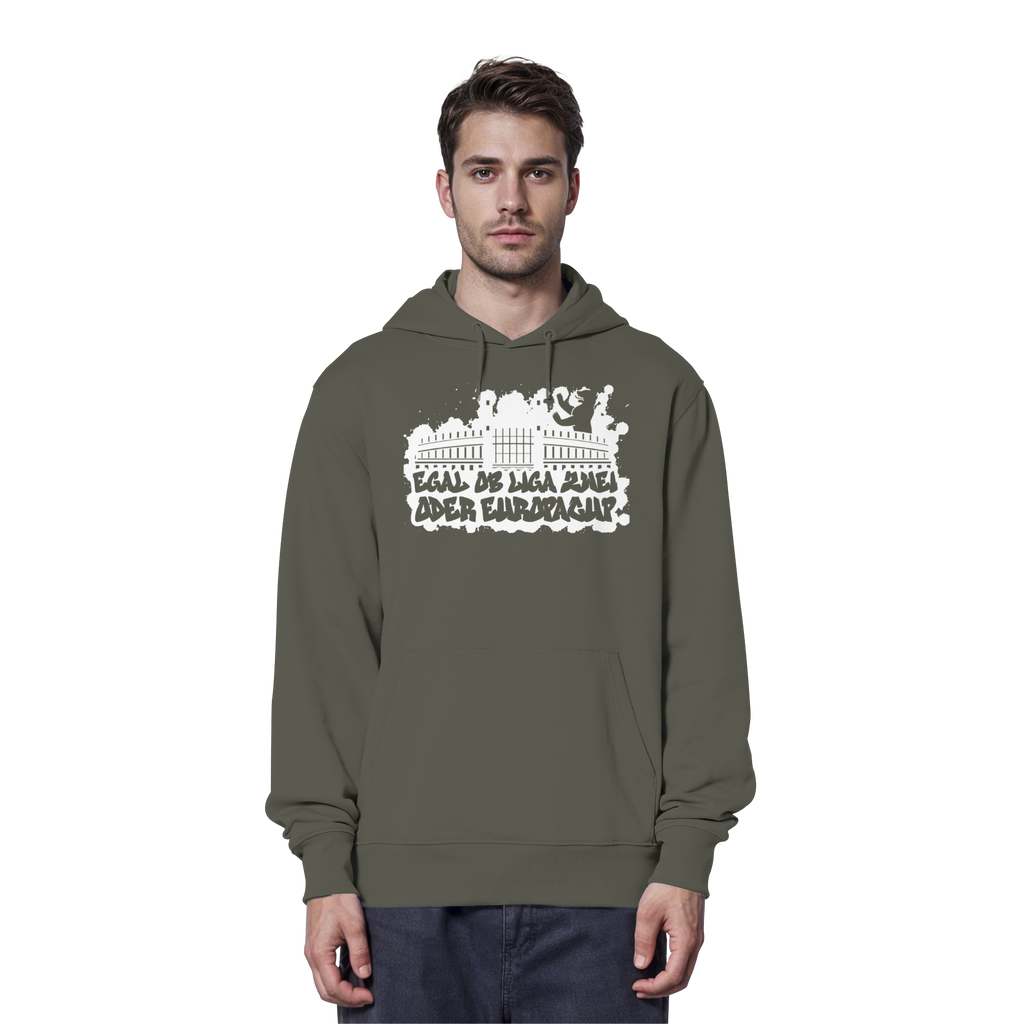 Egal ob Liga Zwei - Organic Hoodie