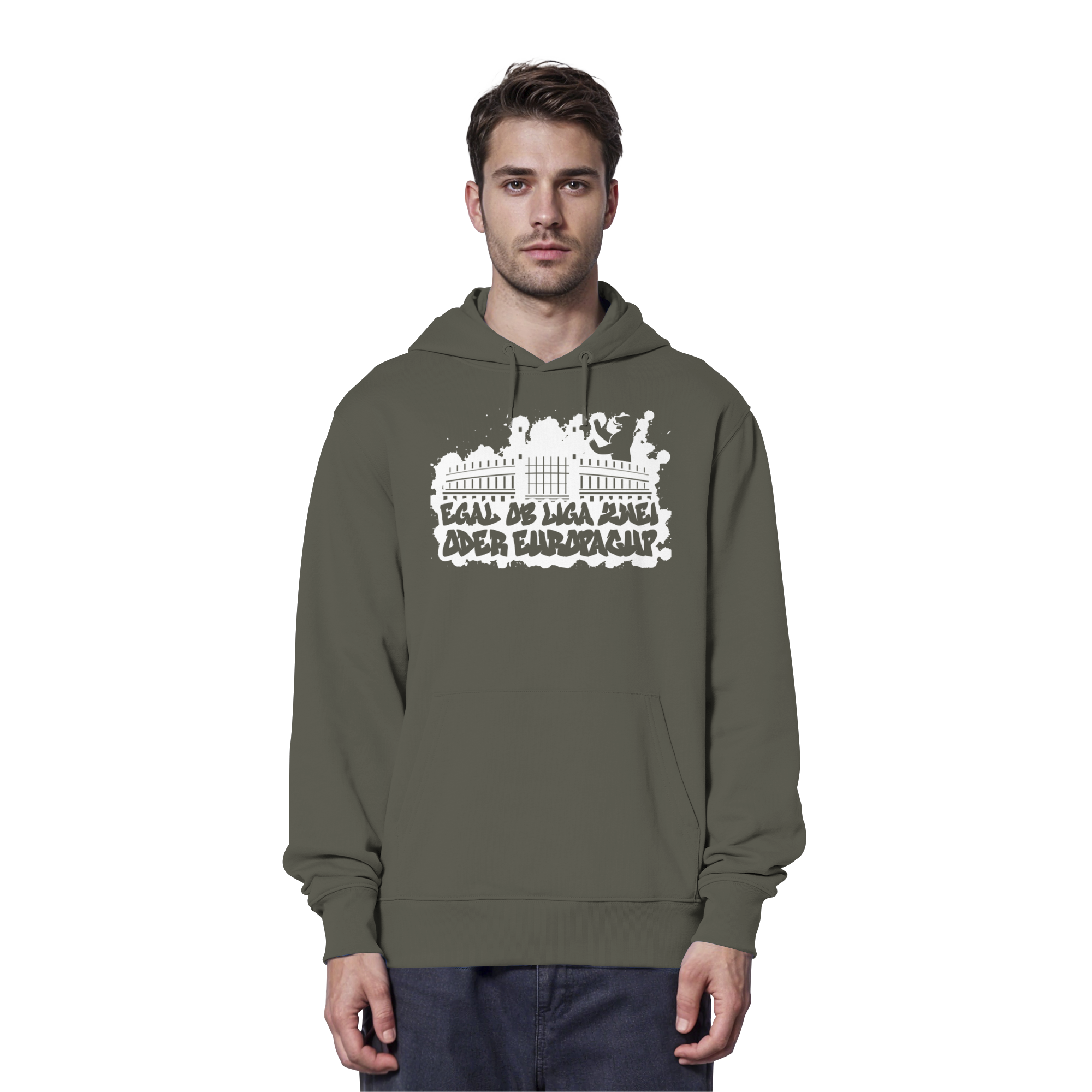 Egal ob Liga Zwei - Organic Hoodie