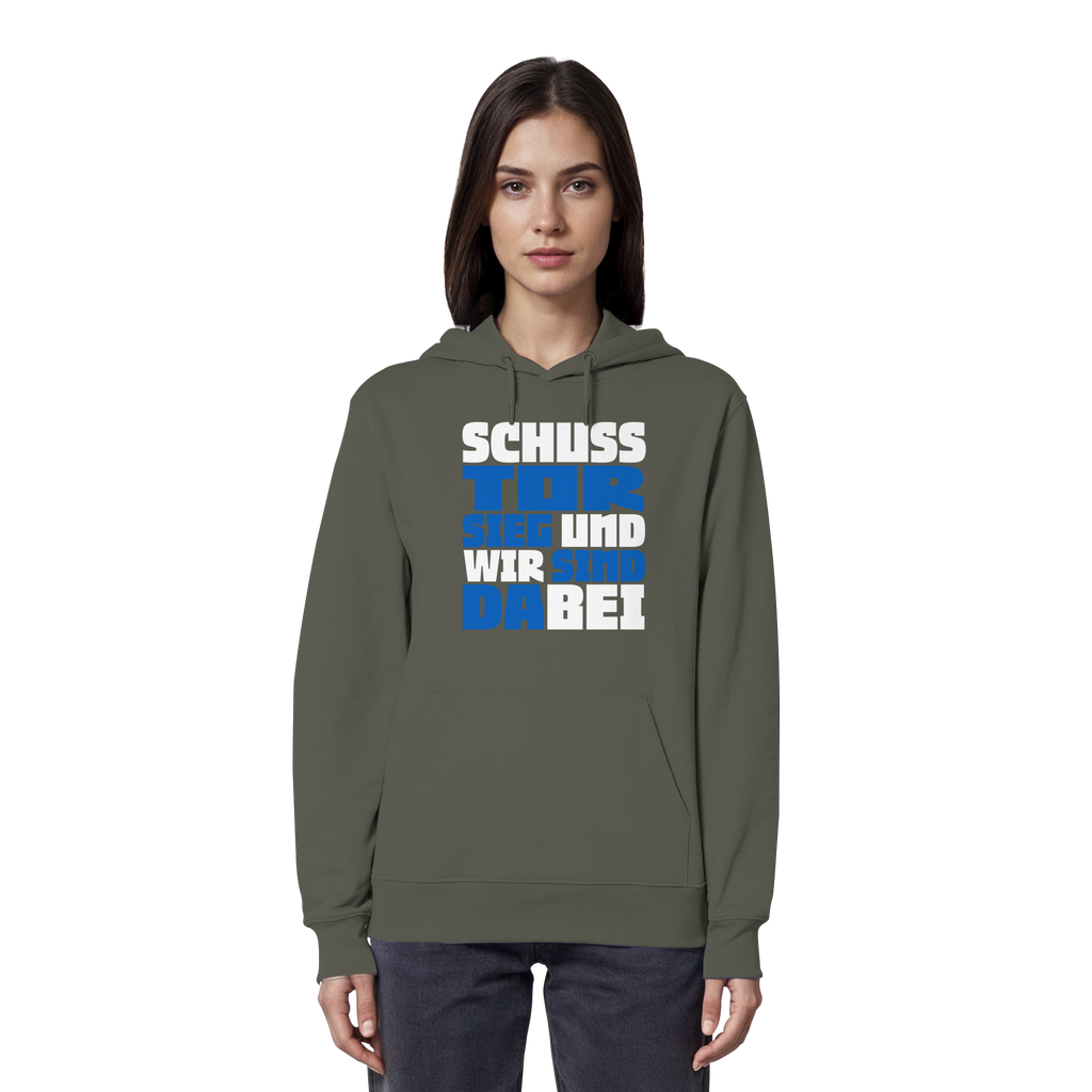 Schuss Tor Sieg - Organic Hoodie