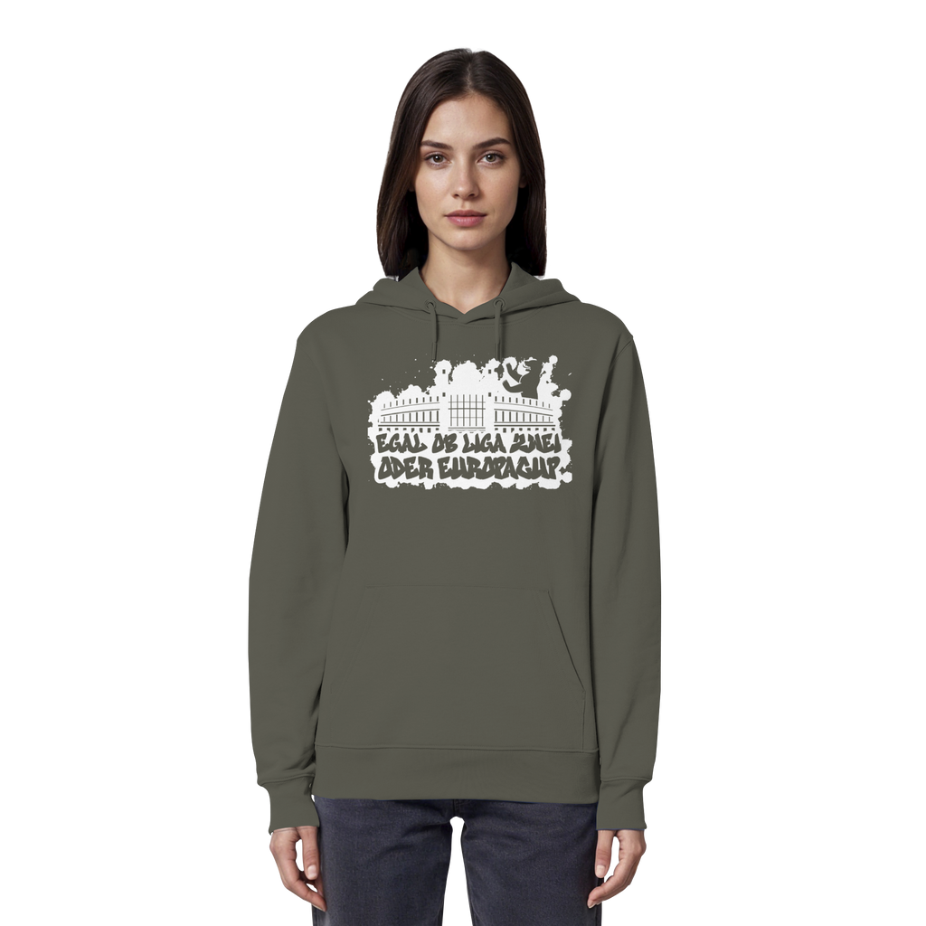 Egal ob Liga Zwei - Organic Hoodie