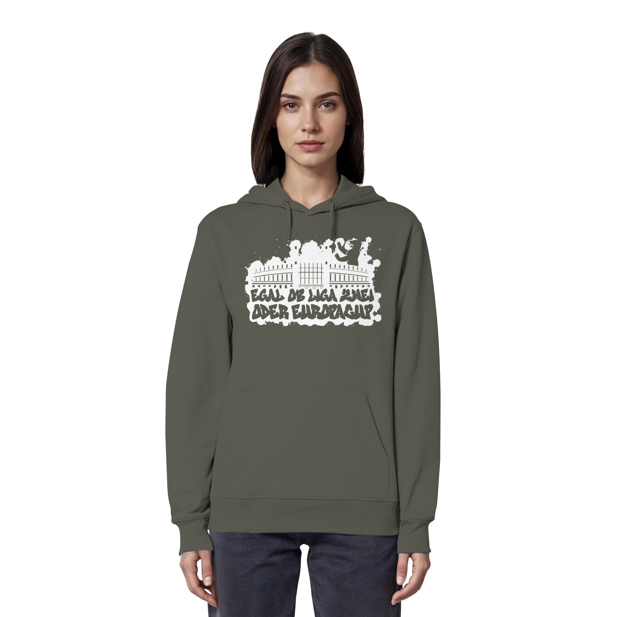 Egal ob Liga Zwei - Organic Hoodie