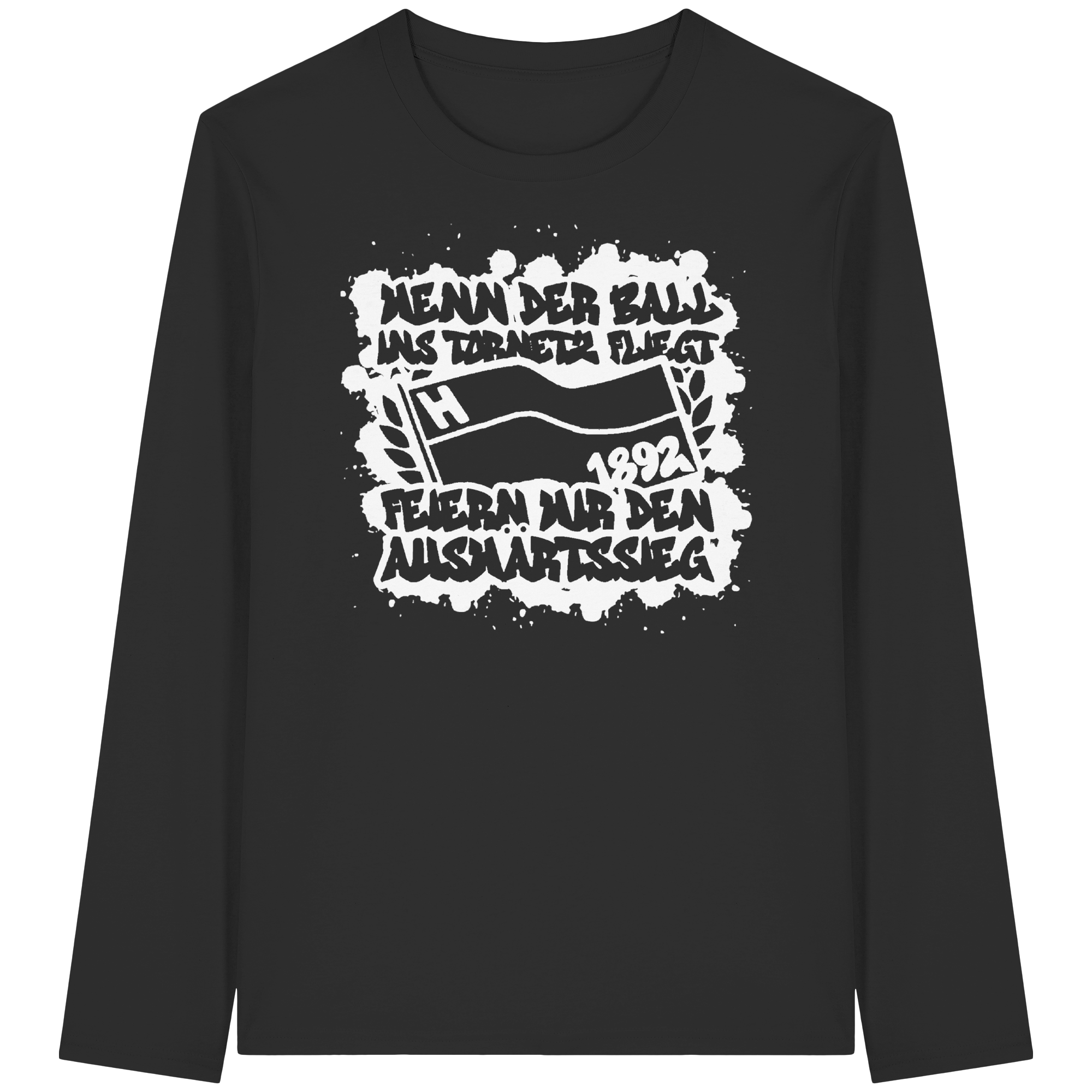 Auswärtssieg - Organic Longsleeve T-Shirt