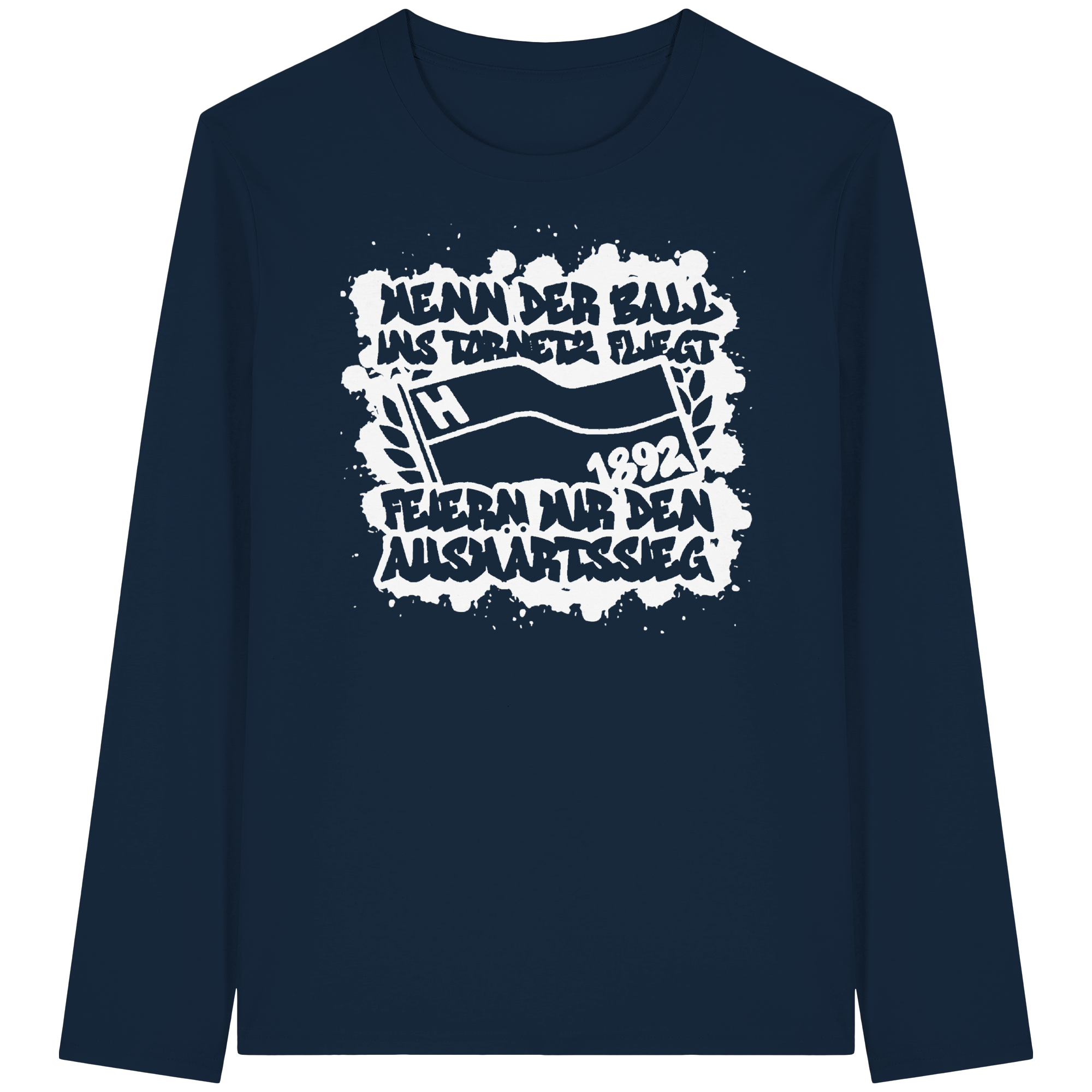 Auswärtssieg - Organic Longsleeve T-Shirt