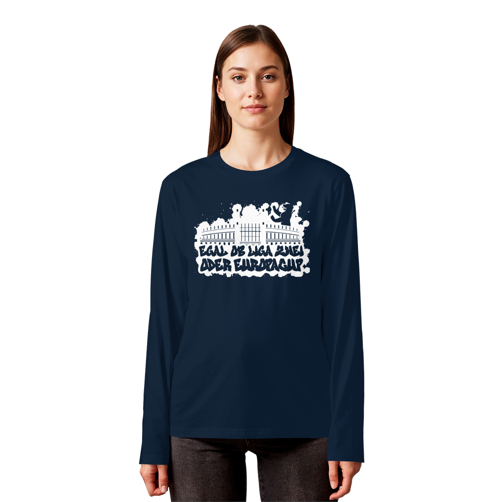 Egal ob Liga Zwei - Organic Longsleeve T-Shirt