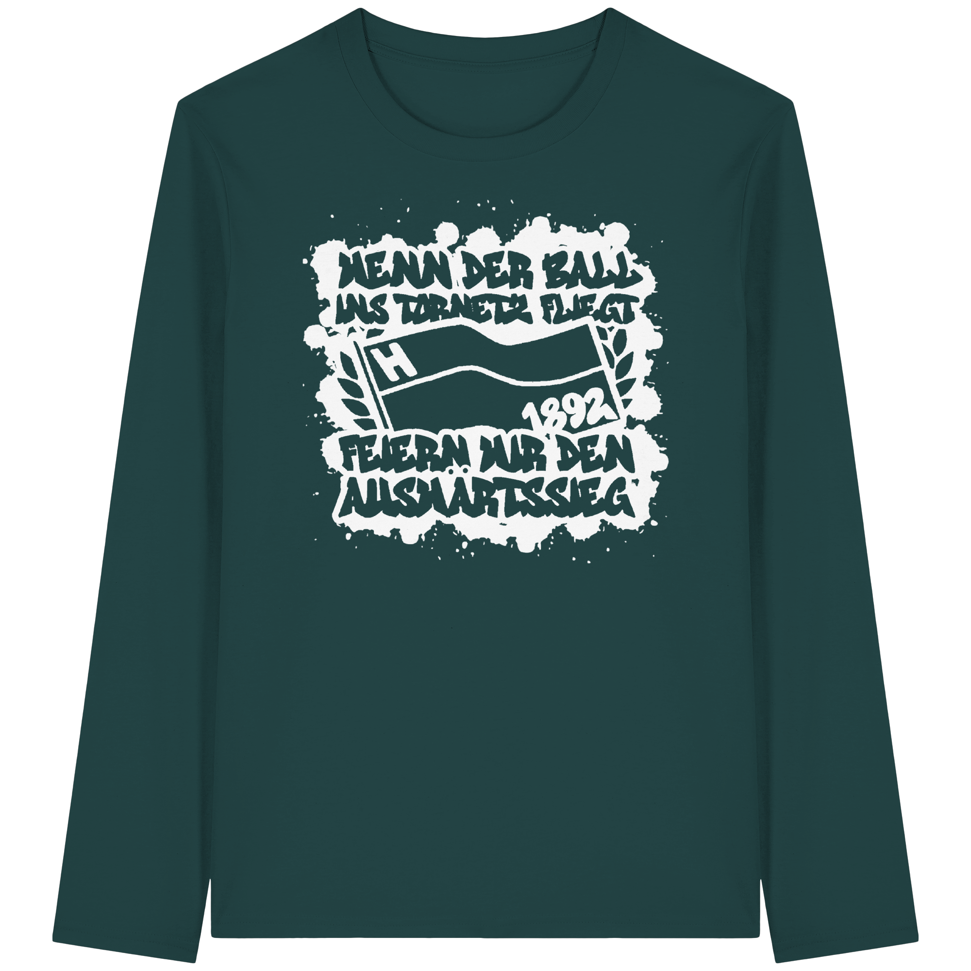 Auswärtssieg - Organic Longsleeve T-Shirt