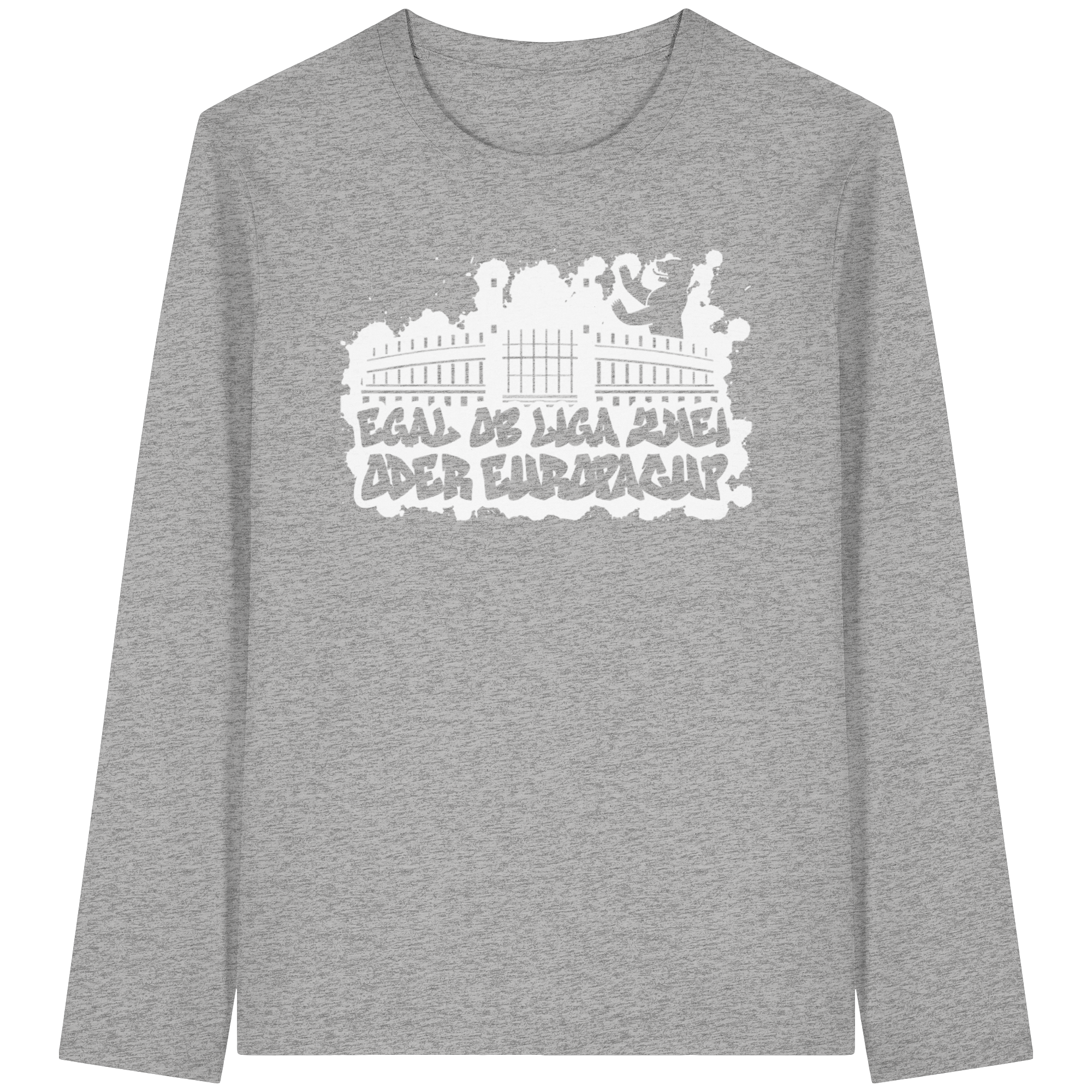 Egal ob Liga Zwei - Organic Longsleeve T-Shirt