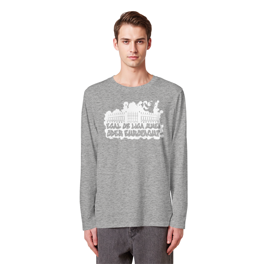Egal ob Liga Zwei - Organic Longsleeve T-Shirt