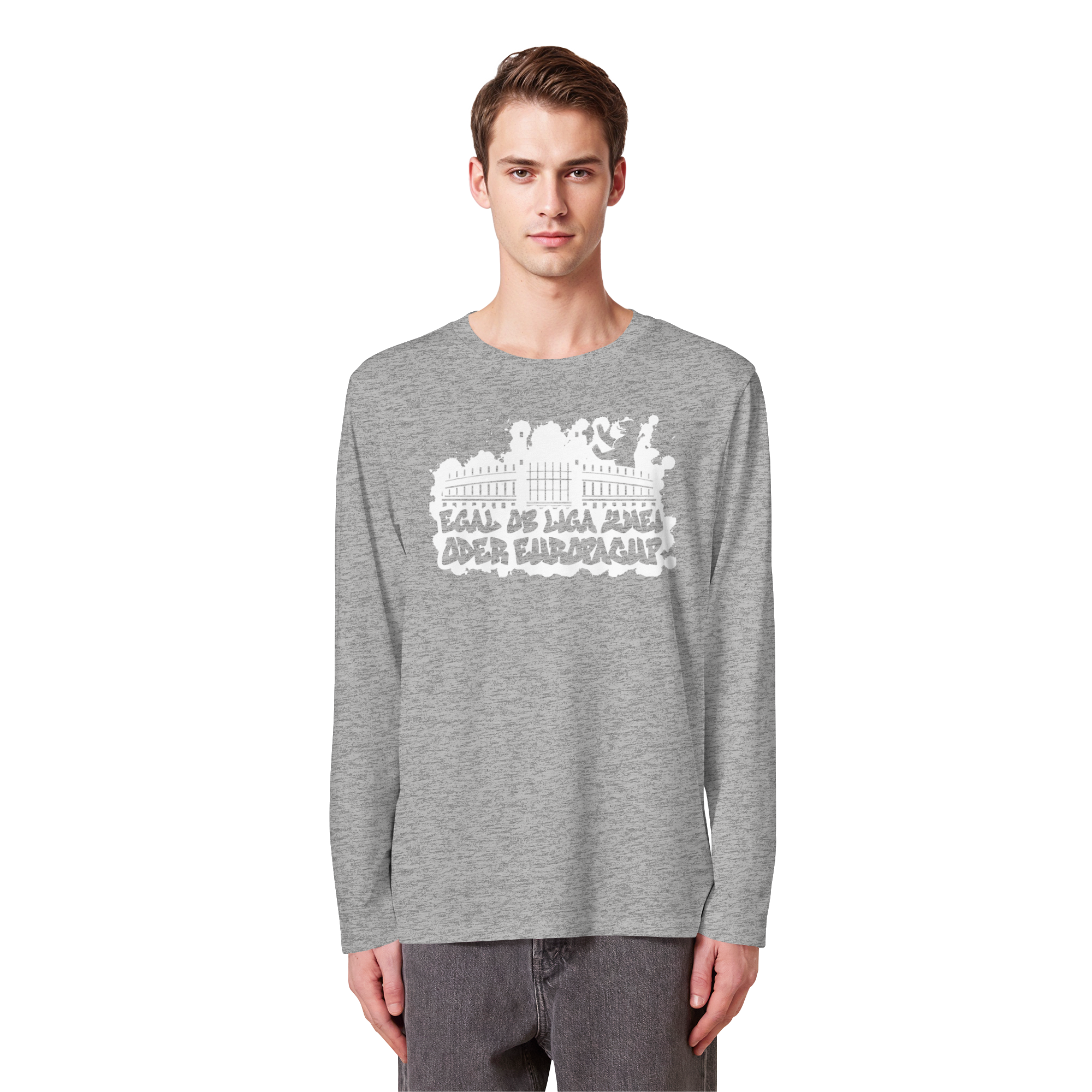 Egal ob Liga Zwei - Organic Longsleeve T-Shirt
