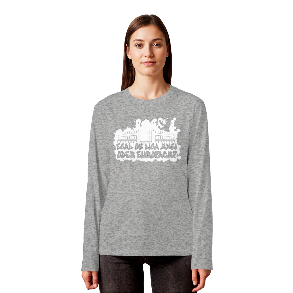 Egal ob Liga Zwei - Organic Longsleeve T-Shirt