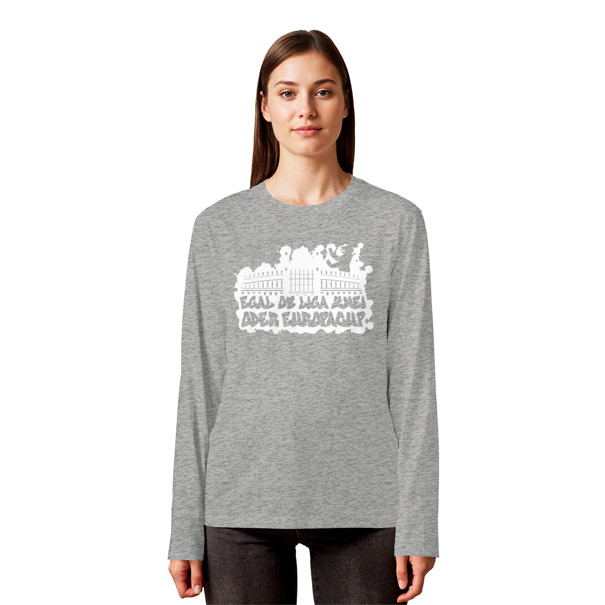 Egal ob Liga Zwei - Organic Longsleeve T-Shirt
