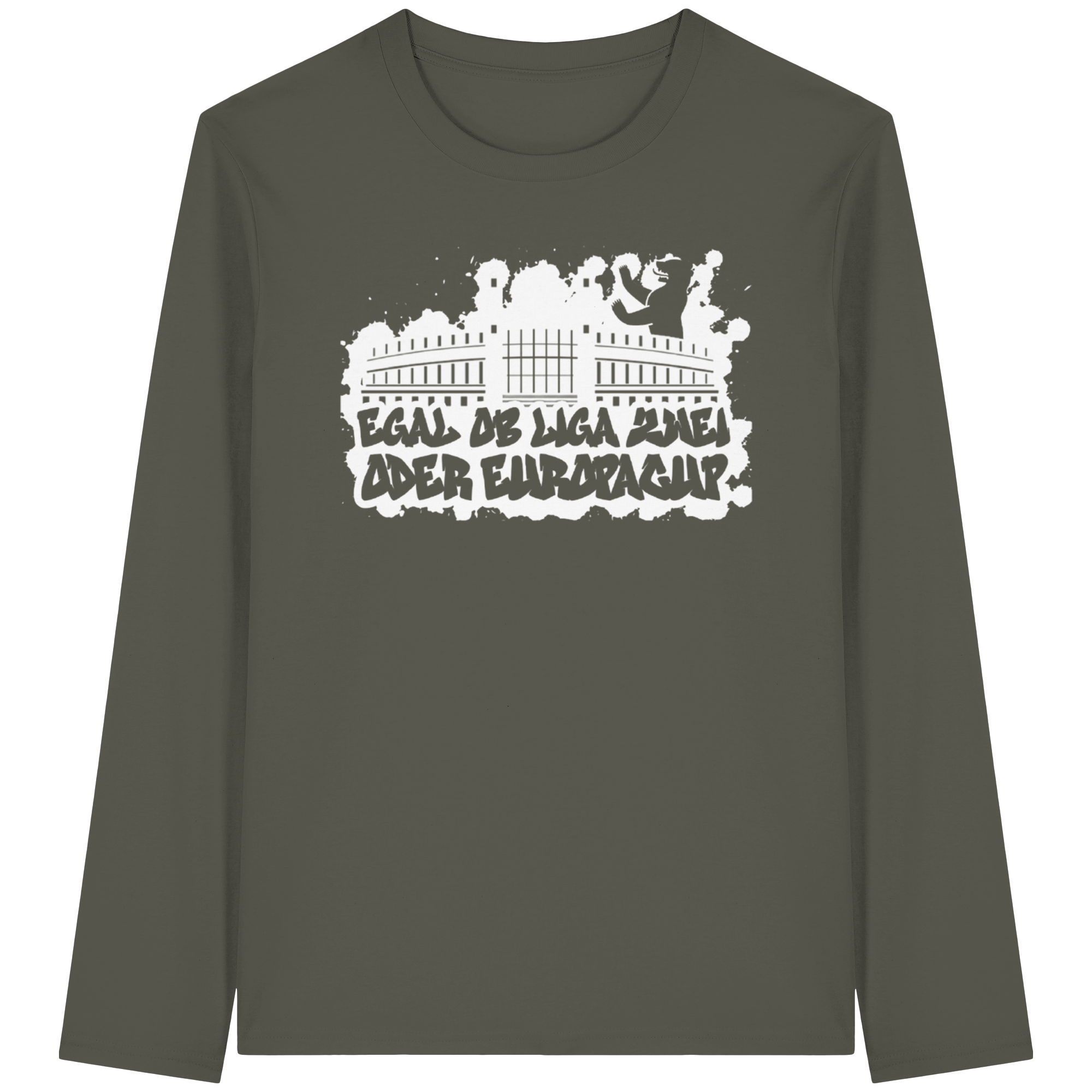 Egal ob Liga Zwei - Organic Longsleeve T-Shirt