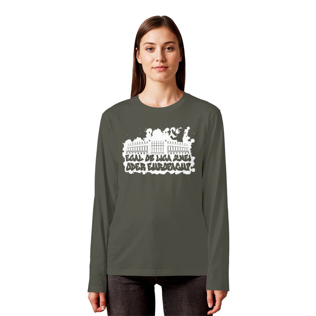 Egal ob Liga Zwei - Organic Longsleeve T-Shirt