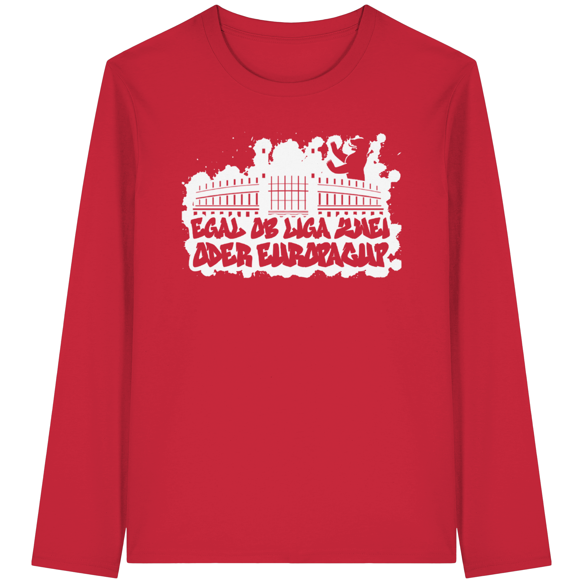 Egal ob Liga Zwei - Organic Longsleeve T-Shirt