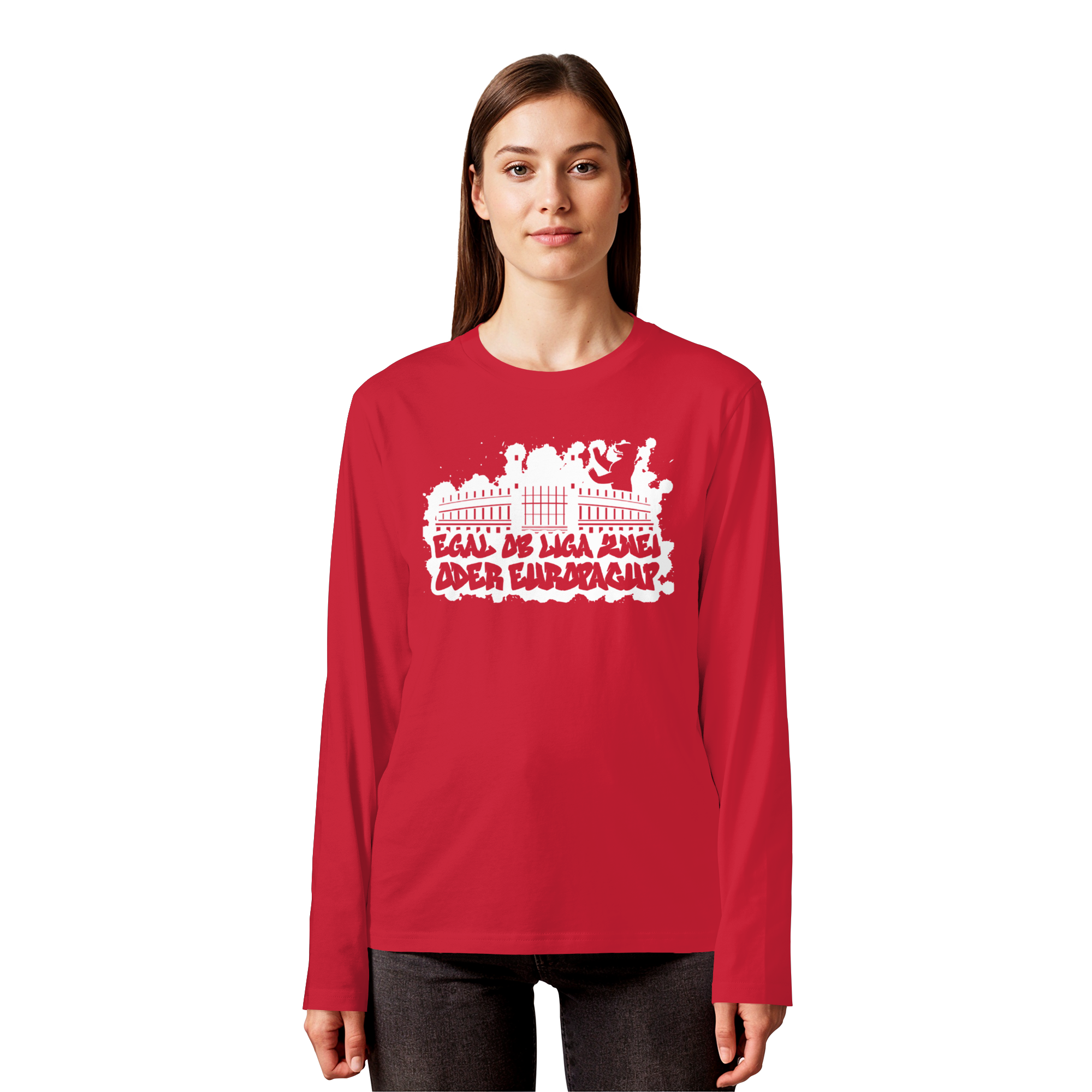 Egal ob Liga Zwei - Organic Longsleeve T-Shirt