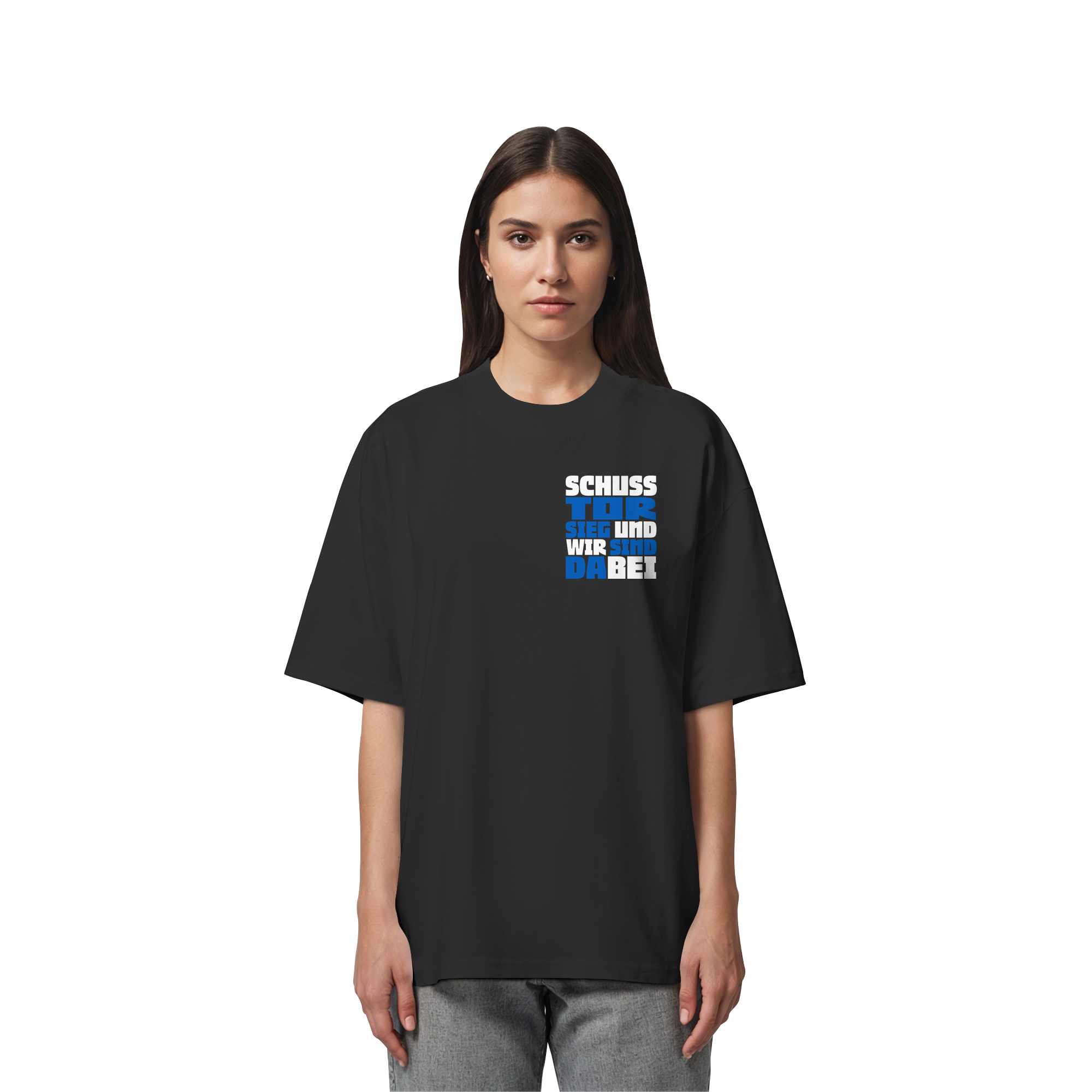 Schuss Tor Sieg - Organic Oversize Shirt