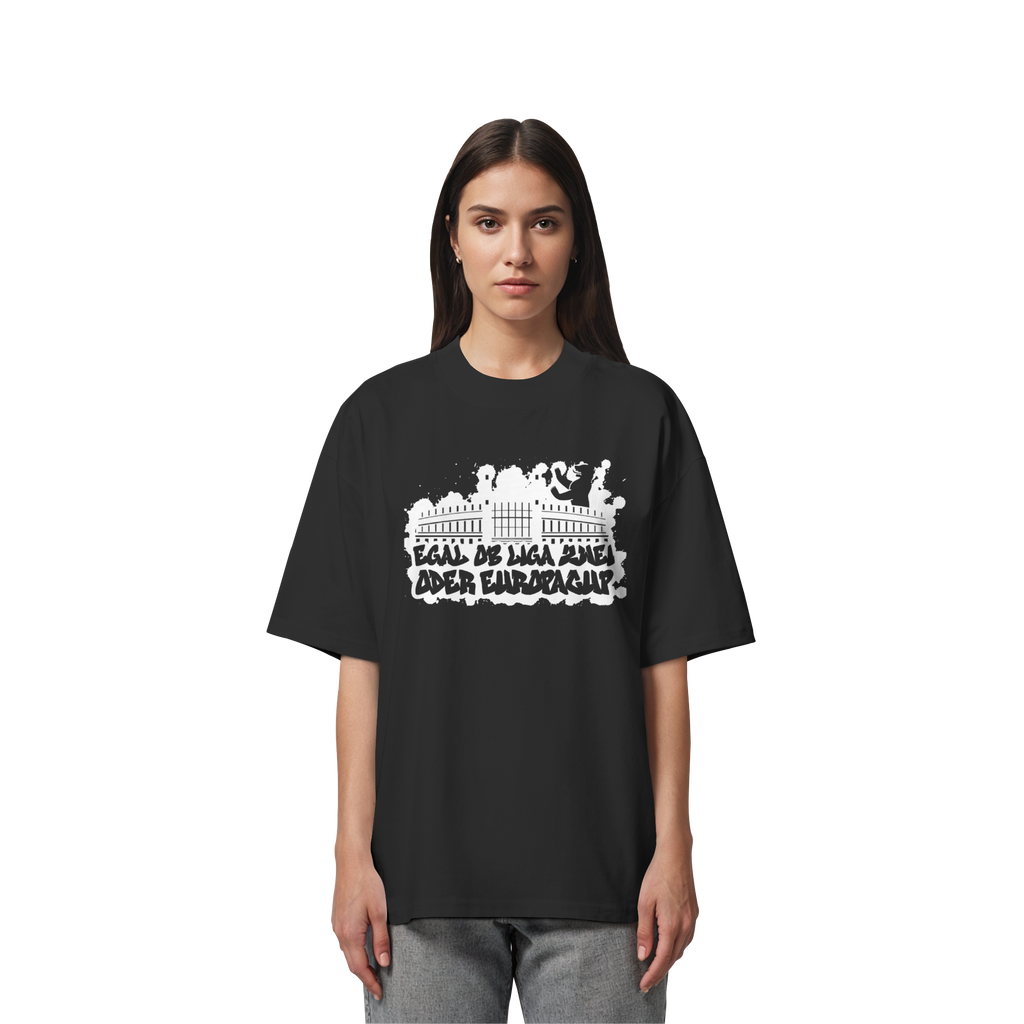 Egal ob Liga Zwei - Organic Oversize Shirt