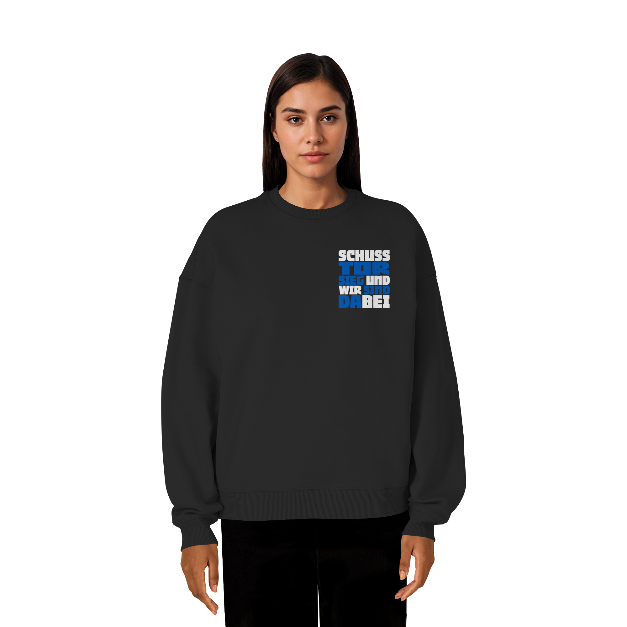 Schuss Tor Sieg - Organic Oversize Sweatshirt