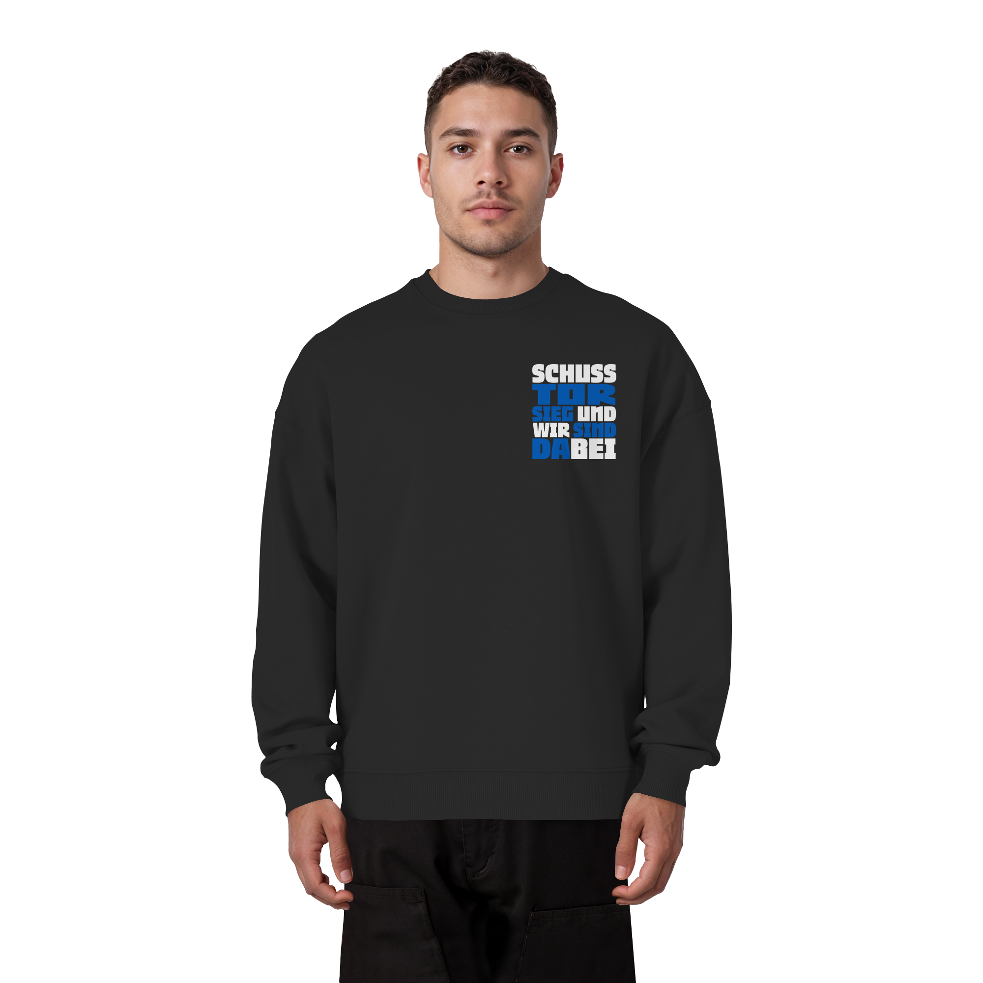 Schuss Tor Sieg - Organic Oversize Sweatshirt