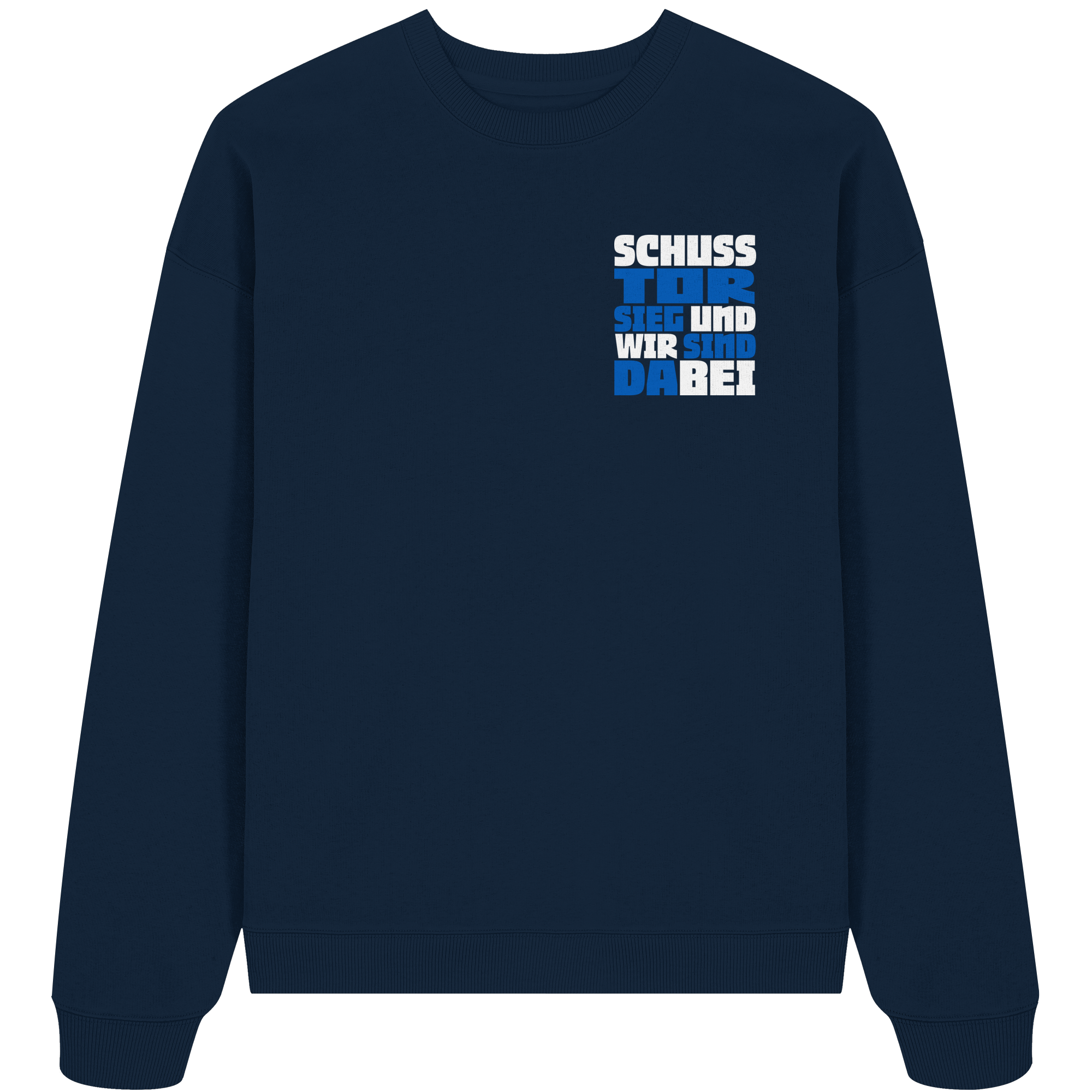 Schuss Tor Sieg - Organic Oversize Sweatshirt