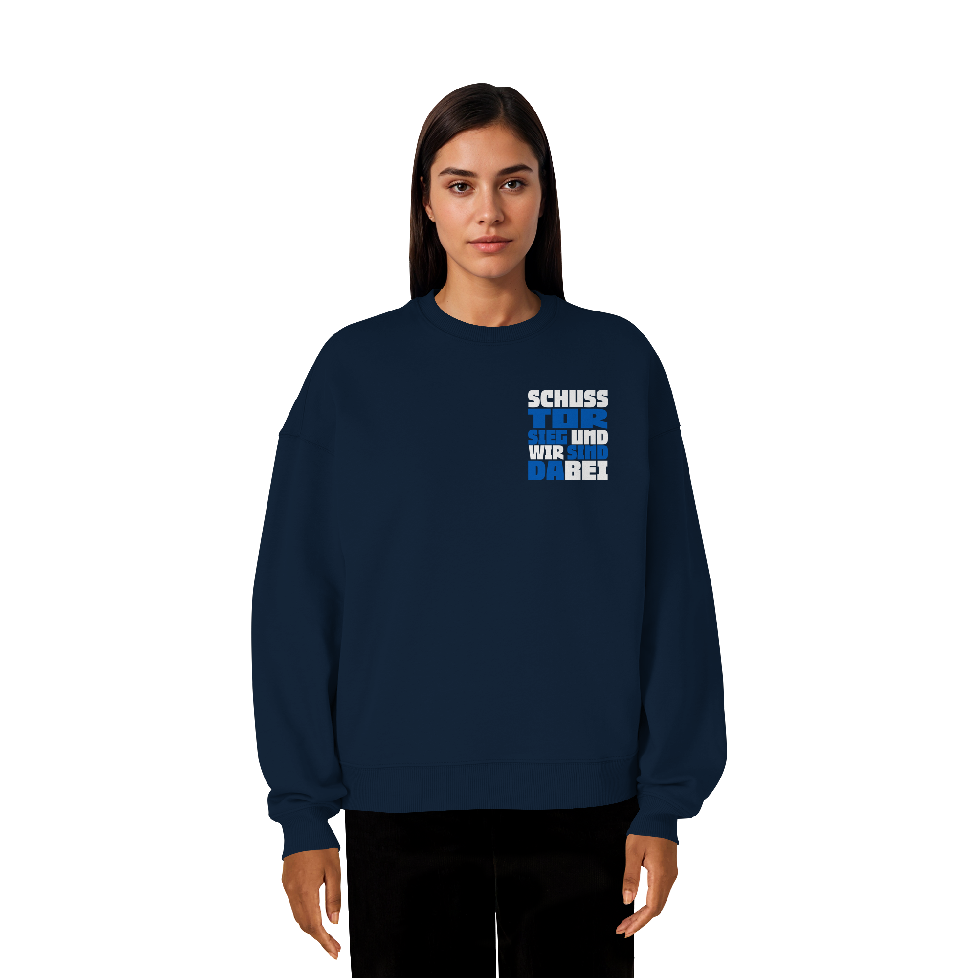 Schuss Tor Sieg - Organic Oversize Sweatshirt