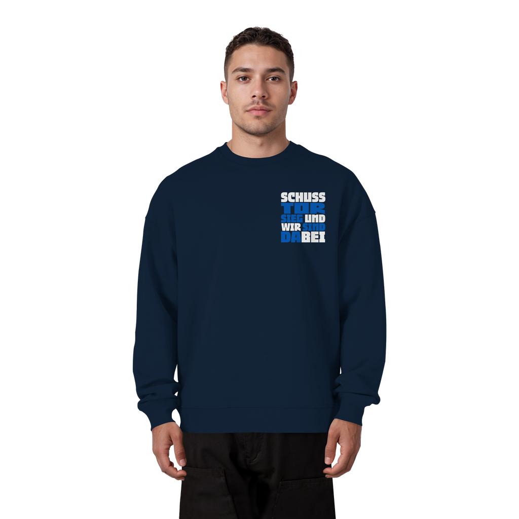 Schuss Tor Sieg - Organic Oversize Sweatshirt