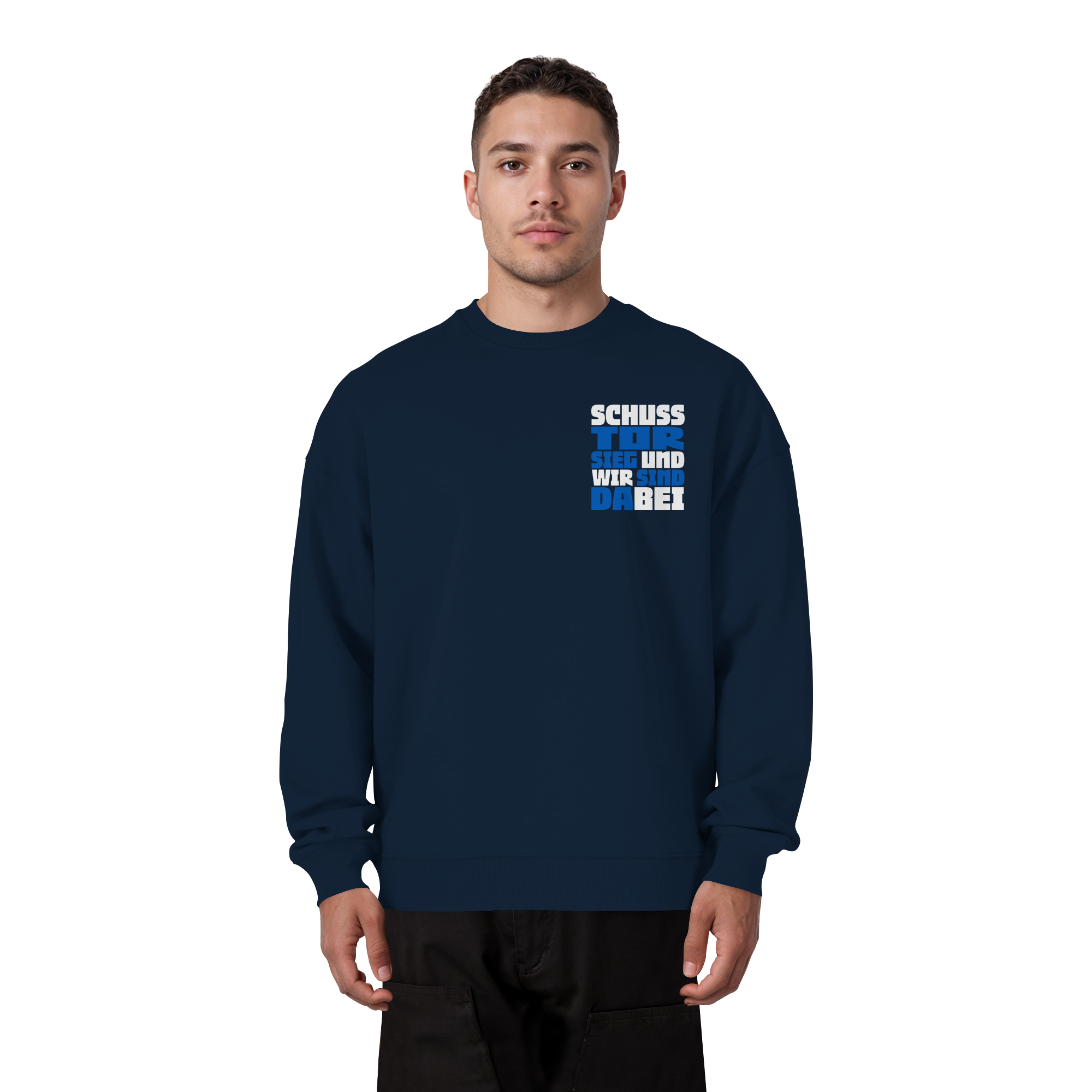 Schuss Tor Sieg - Organic Oversize Sweatshirt