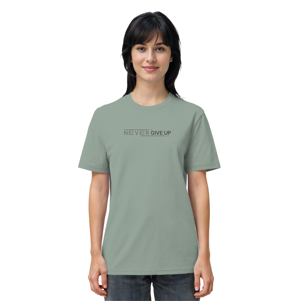 Never give up - Organic Shirt