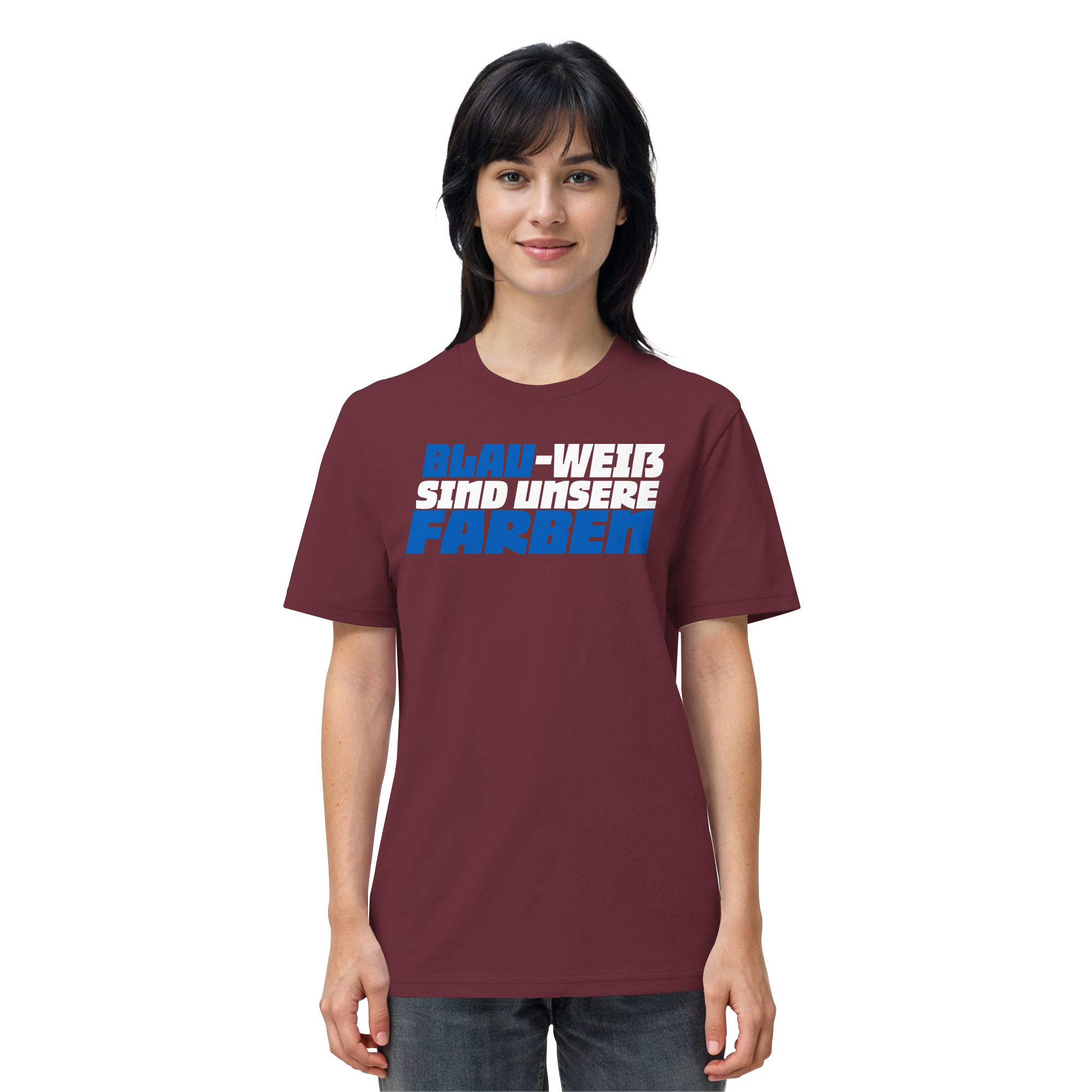 Blau-Weiß sind unsere Farbe - Organic Shirt
