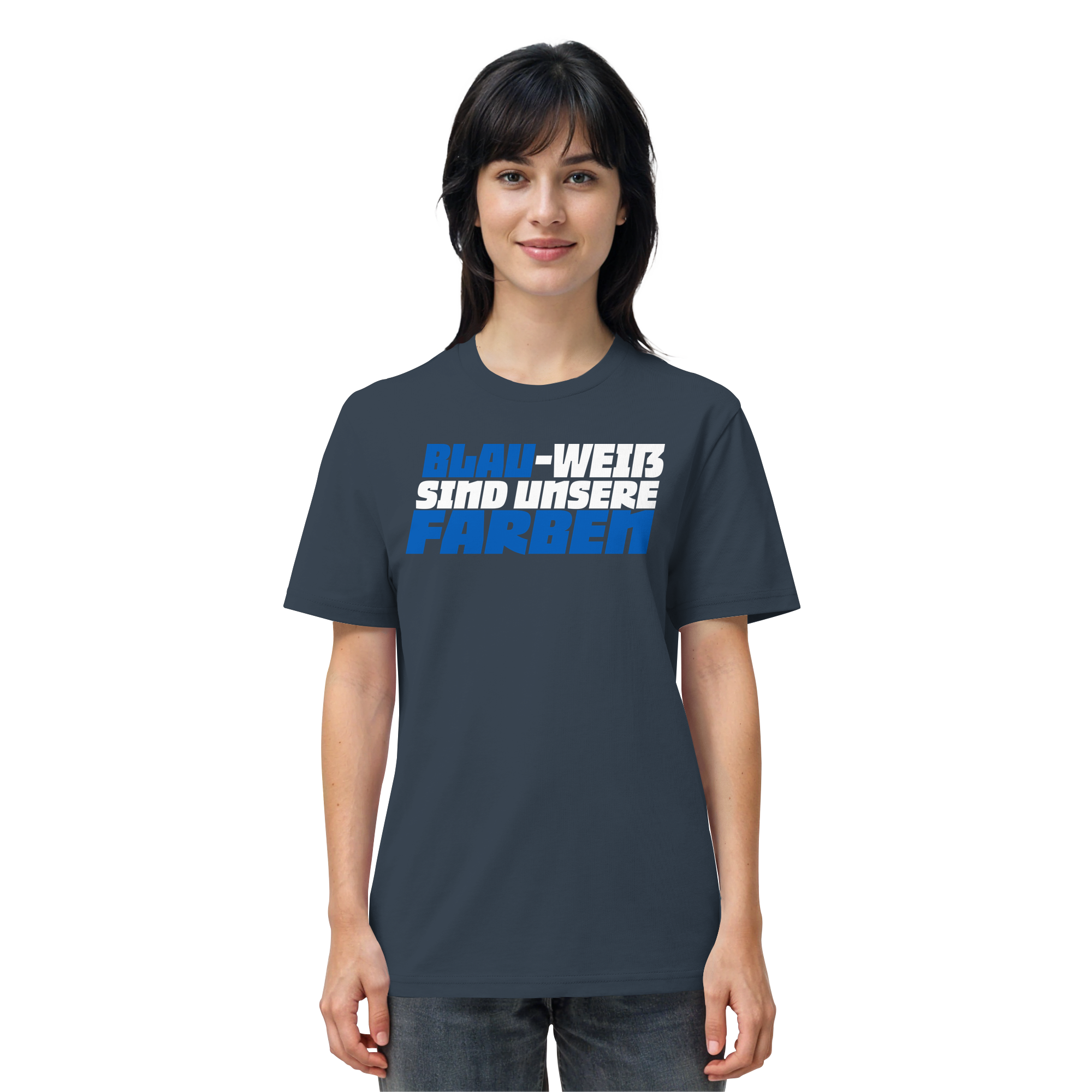 Blau-Weiß sind unsere Farbe - Organic Shirt