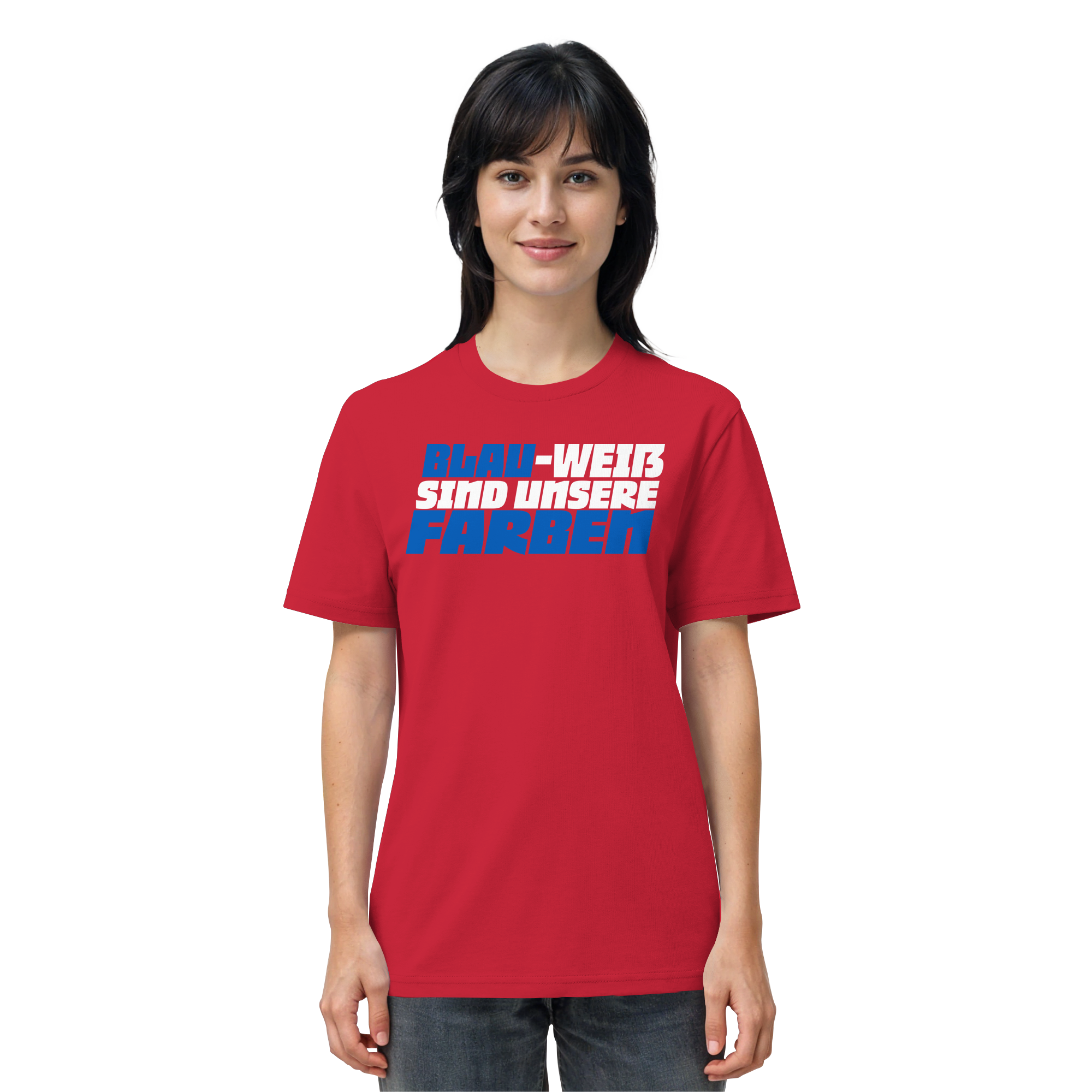 Blau-Weiß sind unsere Farbe - Organic Shirt