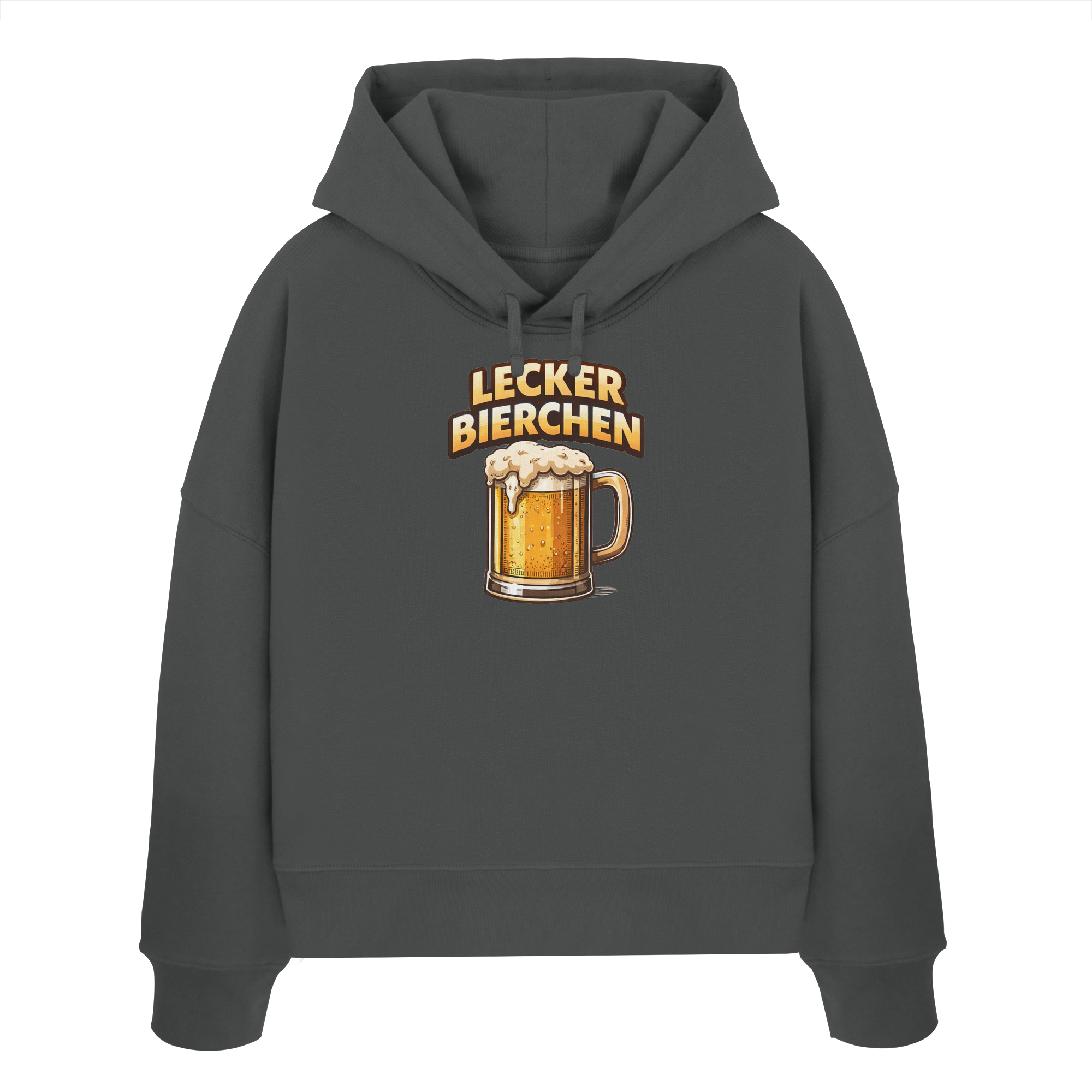 Lecker Bierchen - Womens Organic Boxcut Hoodie