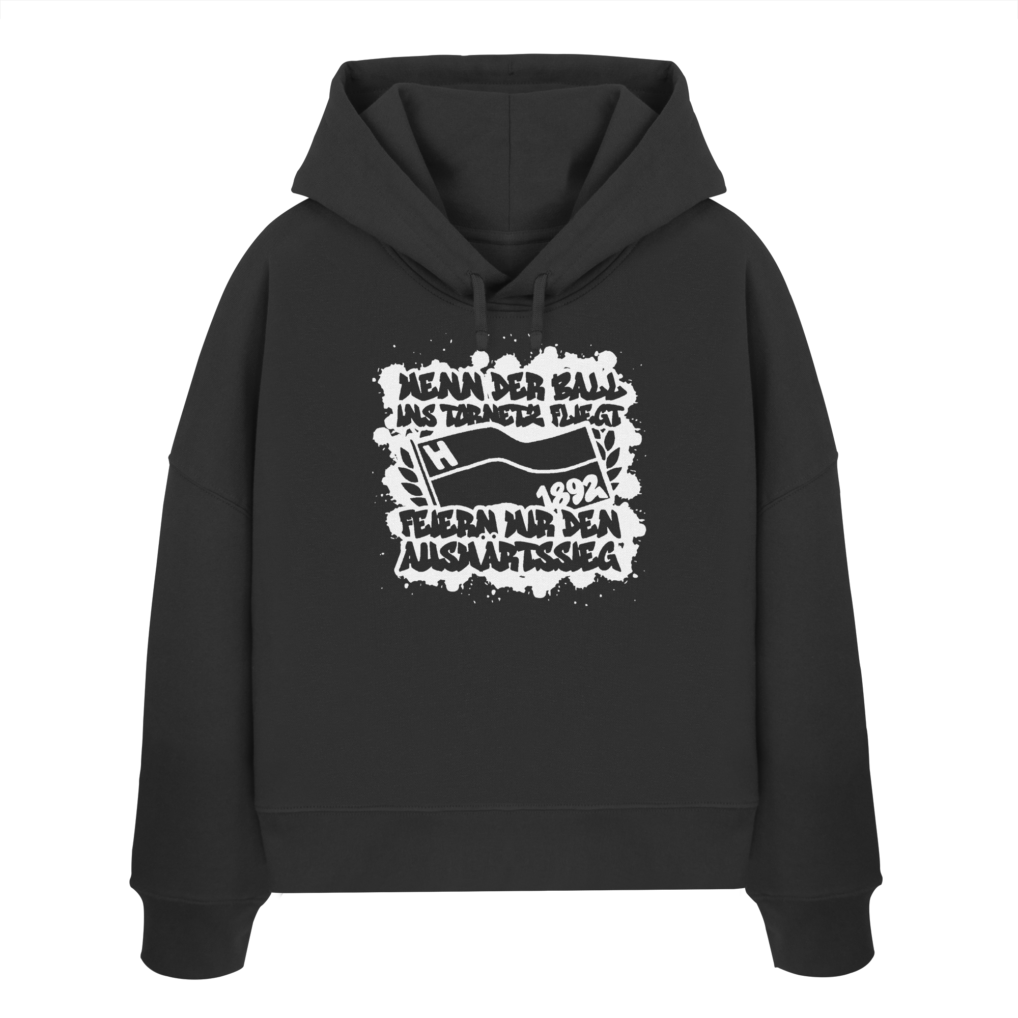 Auswärtssieg - Womens Organic Boxcut Hoodie