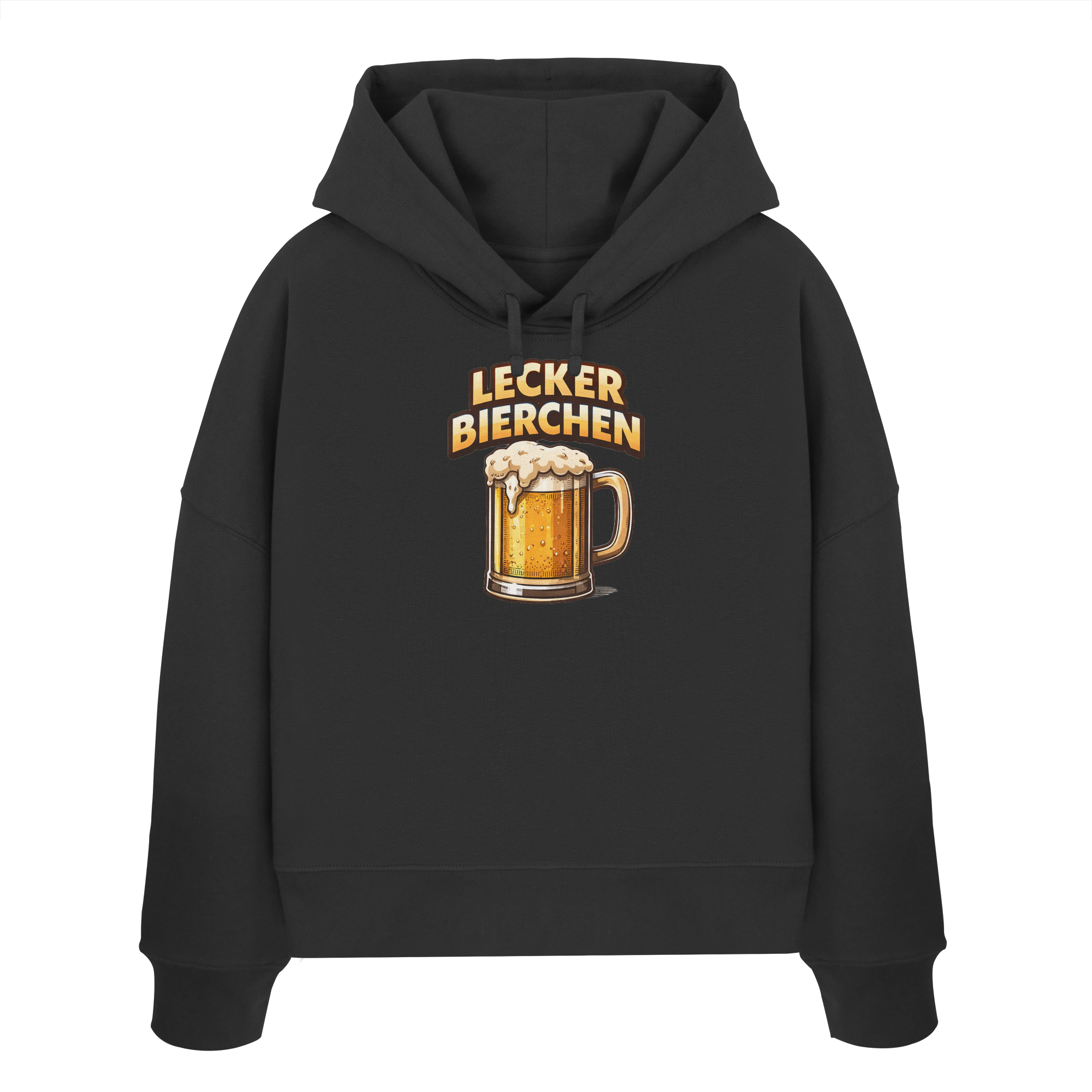 Lecker Bierchen - Womens Organic Boxcut Hoodie