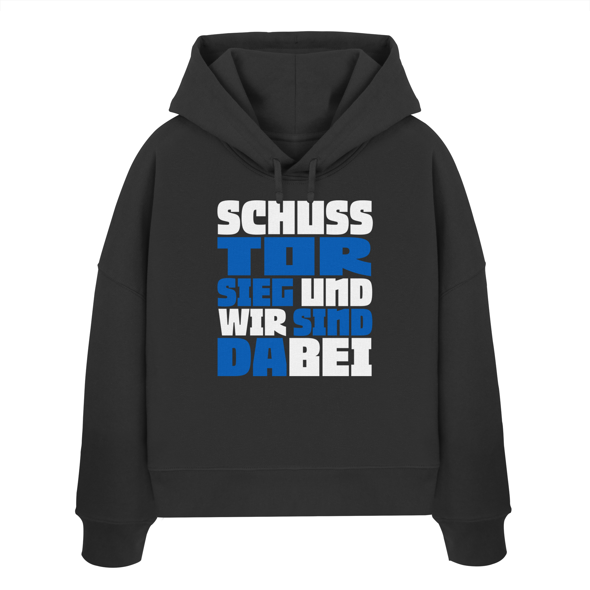 Schuss Tor Sieg - Womens Organic Boxcut Hoodie