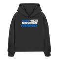 Blau-Weiß sind unsere Farbe - Womens Organic Boxcut Hoodie
