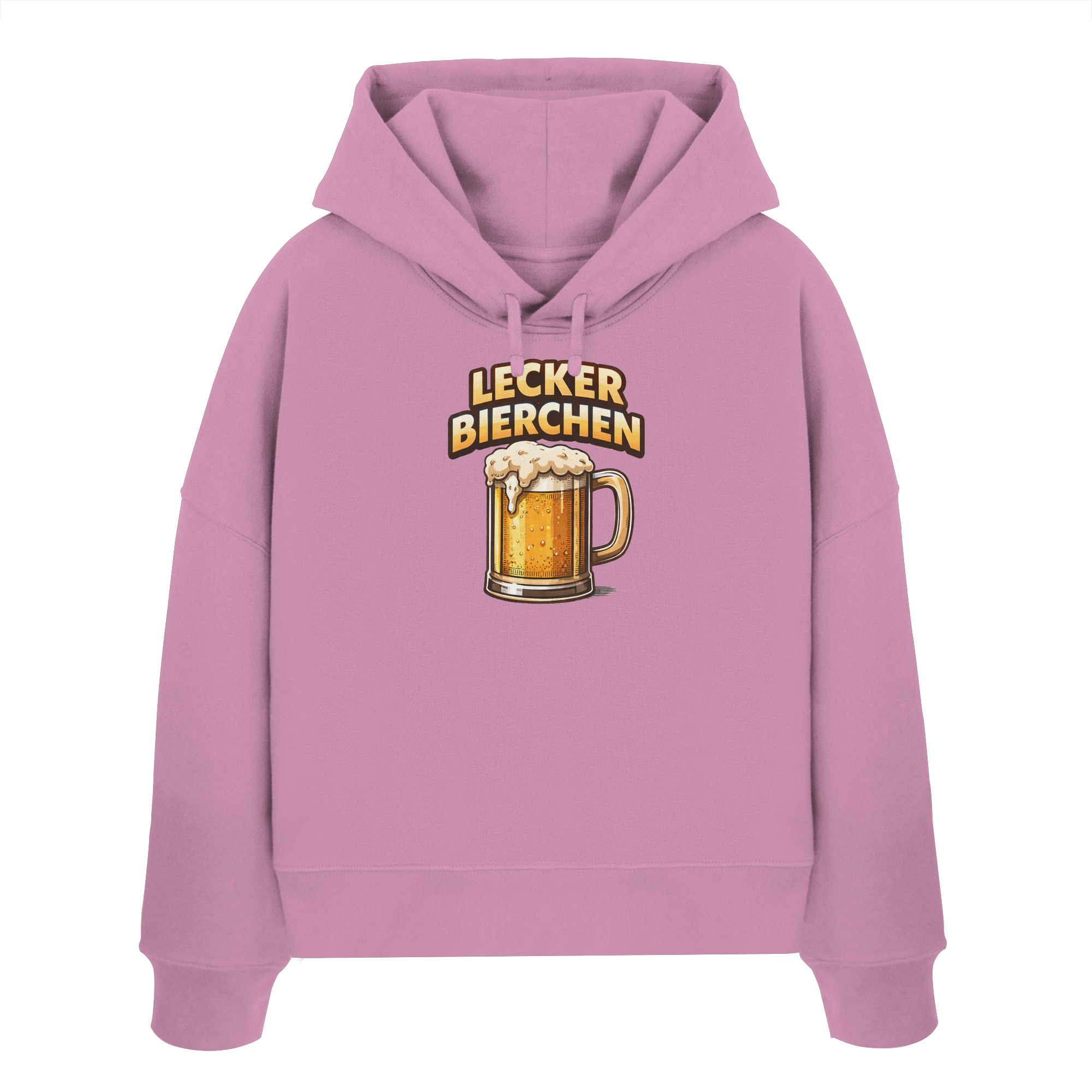 Lecker Bierchen - Womens Organic Boxcut Hoodie