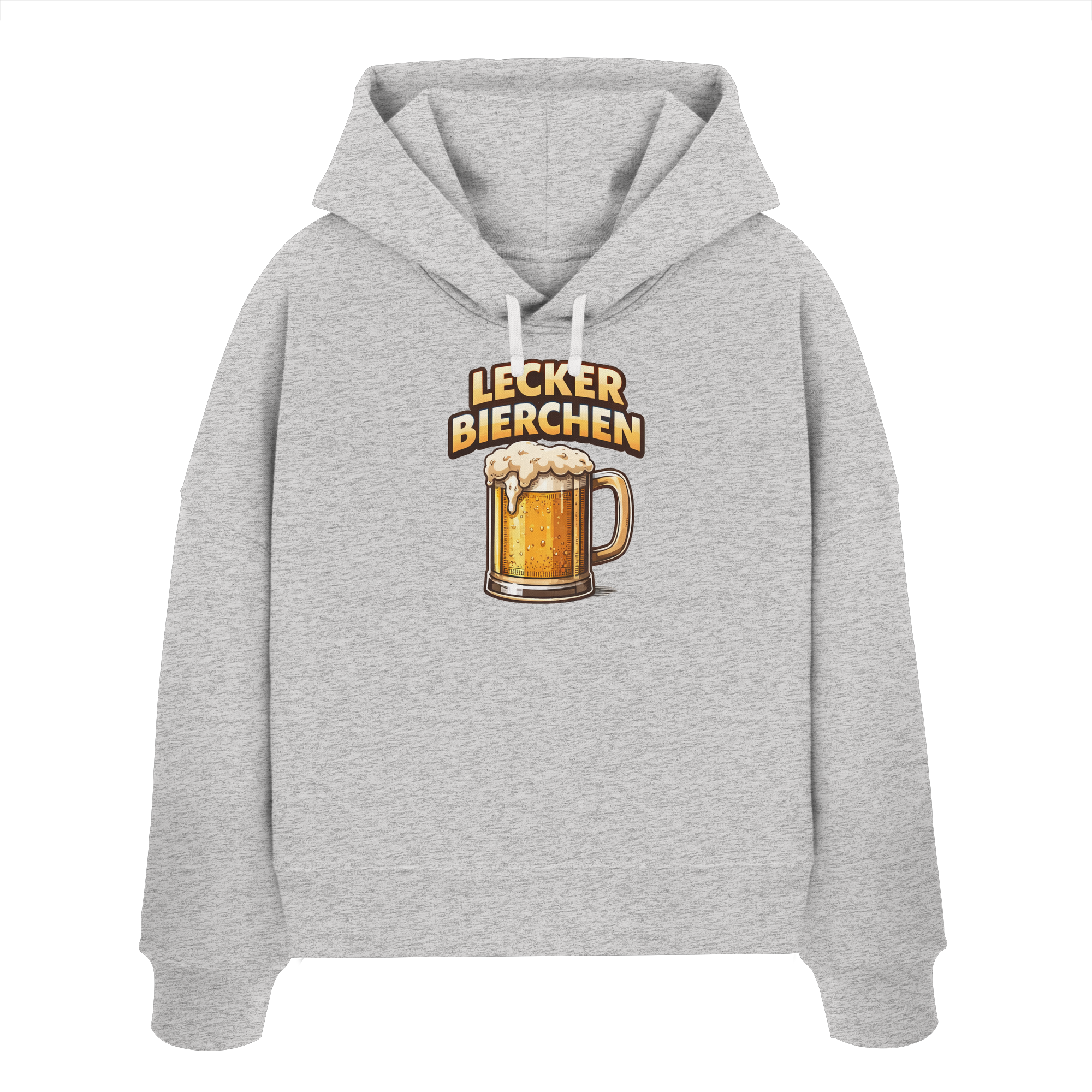 Lecker Bierchen - Womens Organic Boxcut Hoodie
