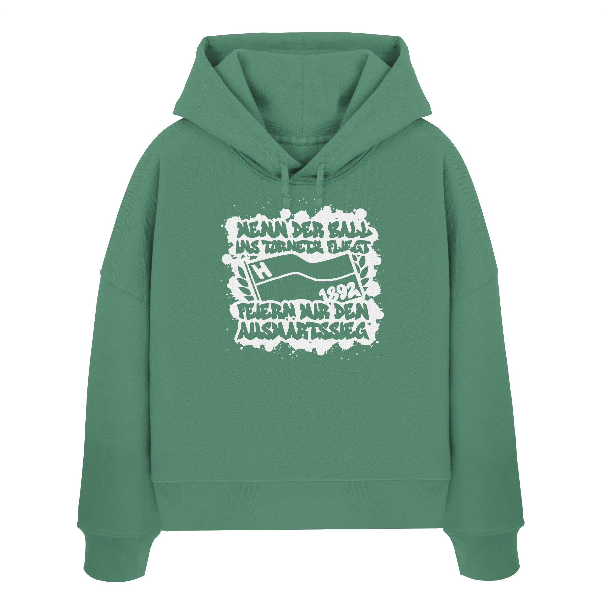 Auswärtssieg - Womens Organic Boxcut Hoodie
