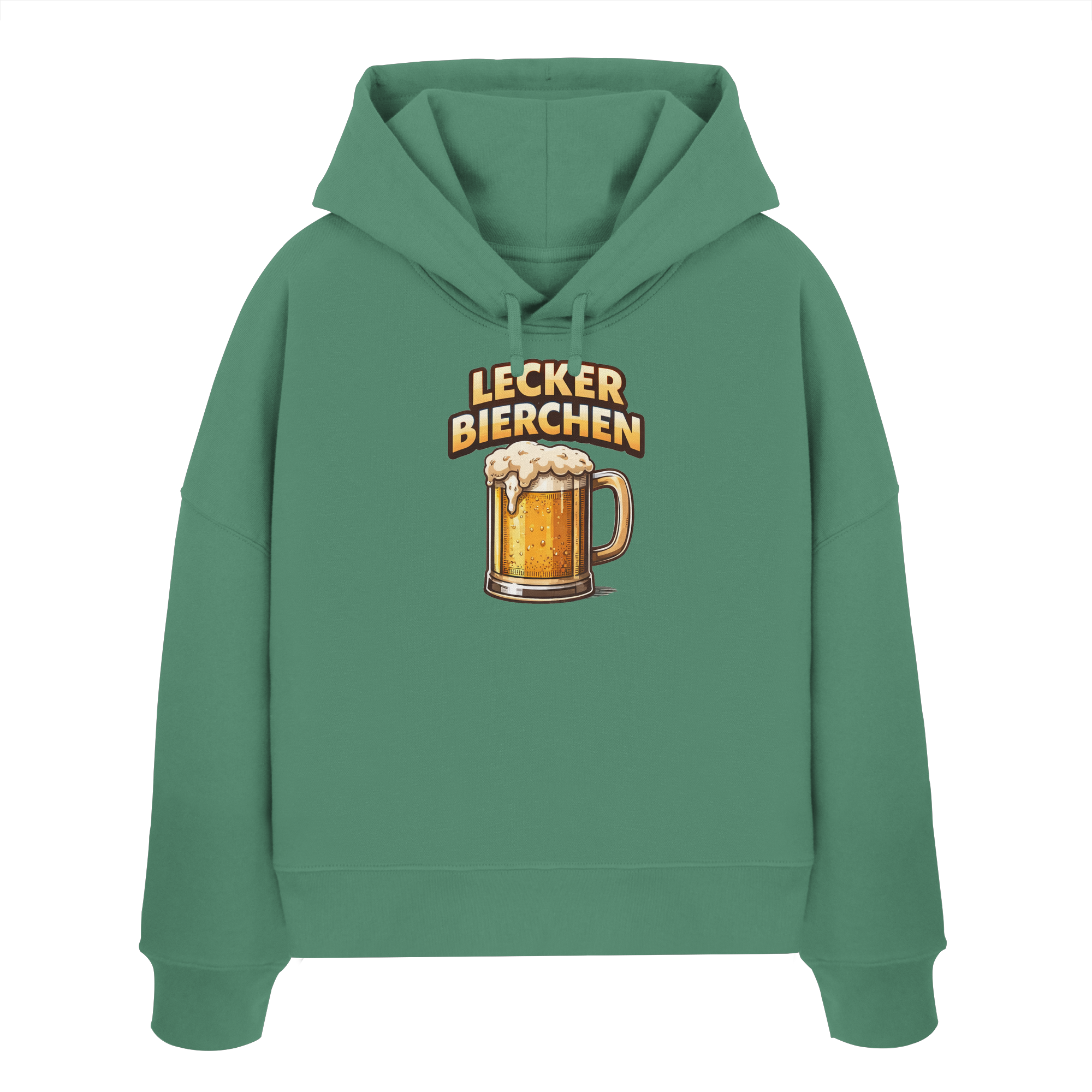 Lecker Bierchen - Womens Organic Boxcut Hoodie